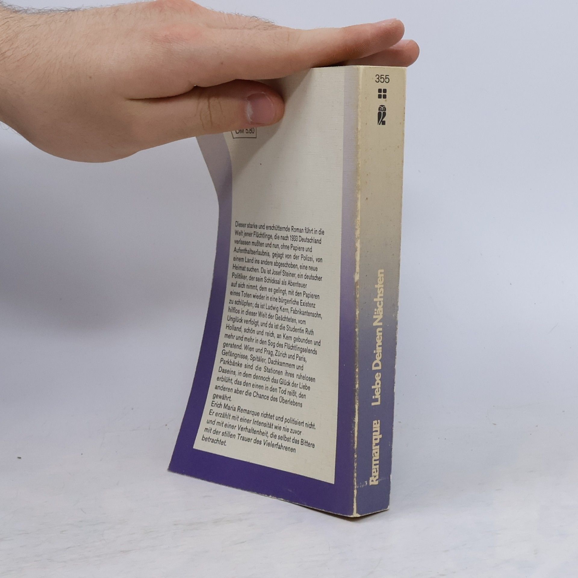 Erich Maria Remarque Liebe deinen Nächsten