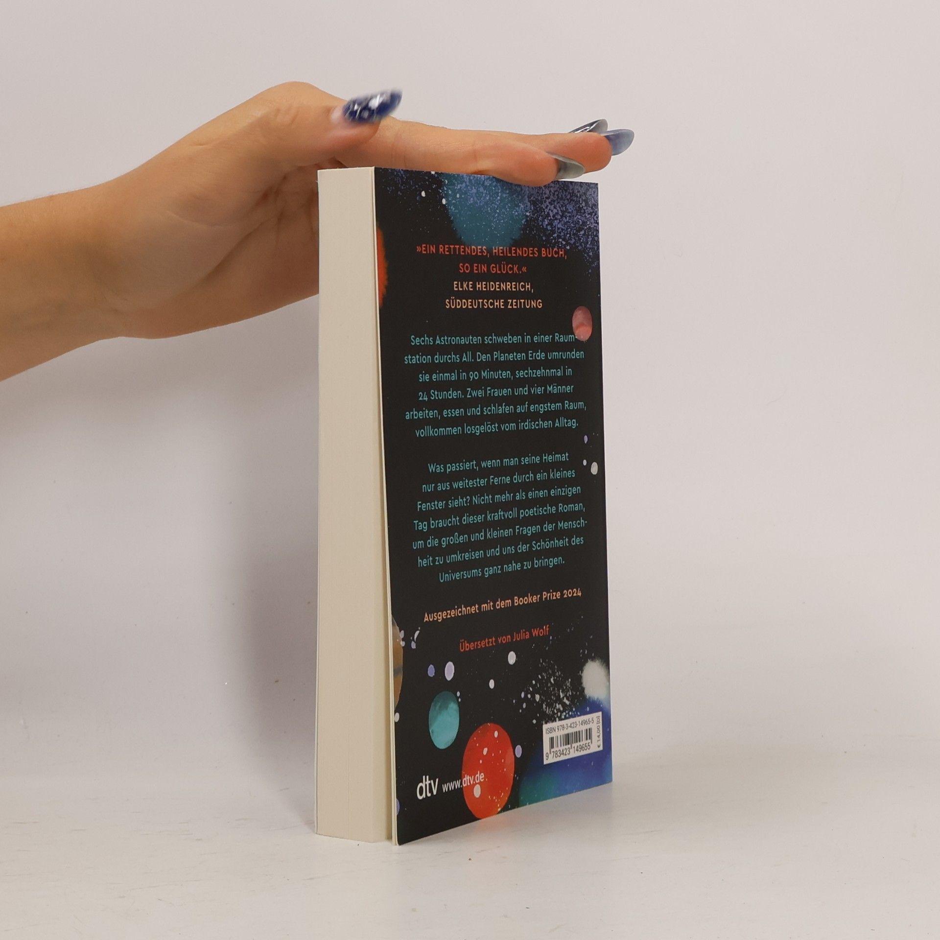 Samantha Harvey Umlaufbahnen: Roman | Ein literarischer Liebesbrief an den Planeten Erde und die Menschheit. Ausgezeichnet mit dem Booker Prize 2024. »Was für ein himmlischer Roman!« Adam Soboczynski, Die Zeit