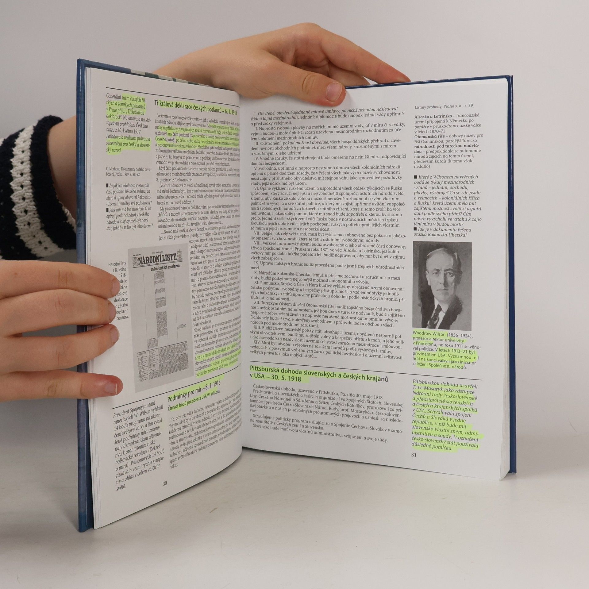 Robert Kvaček Dvacáté století o sobě