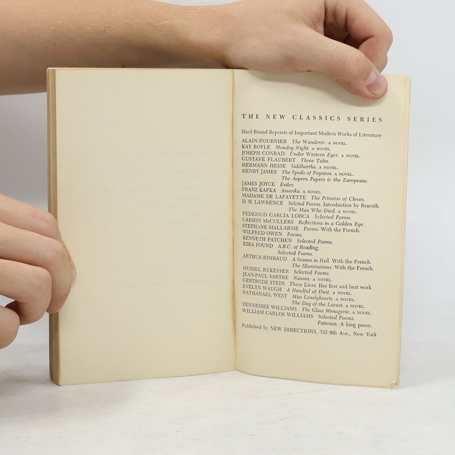 William Carlos Williams In the American grain