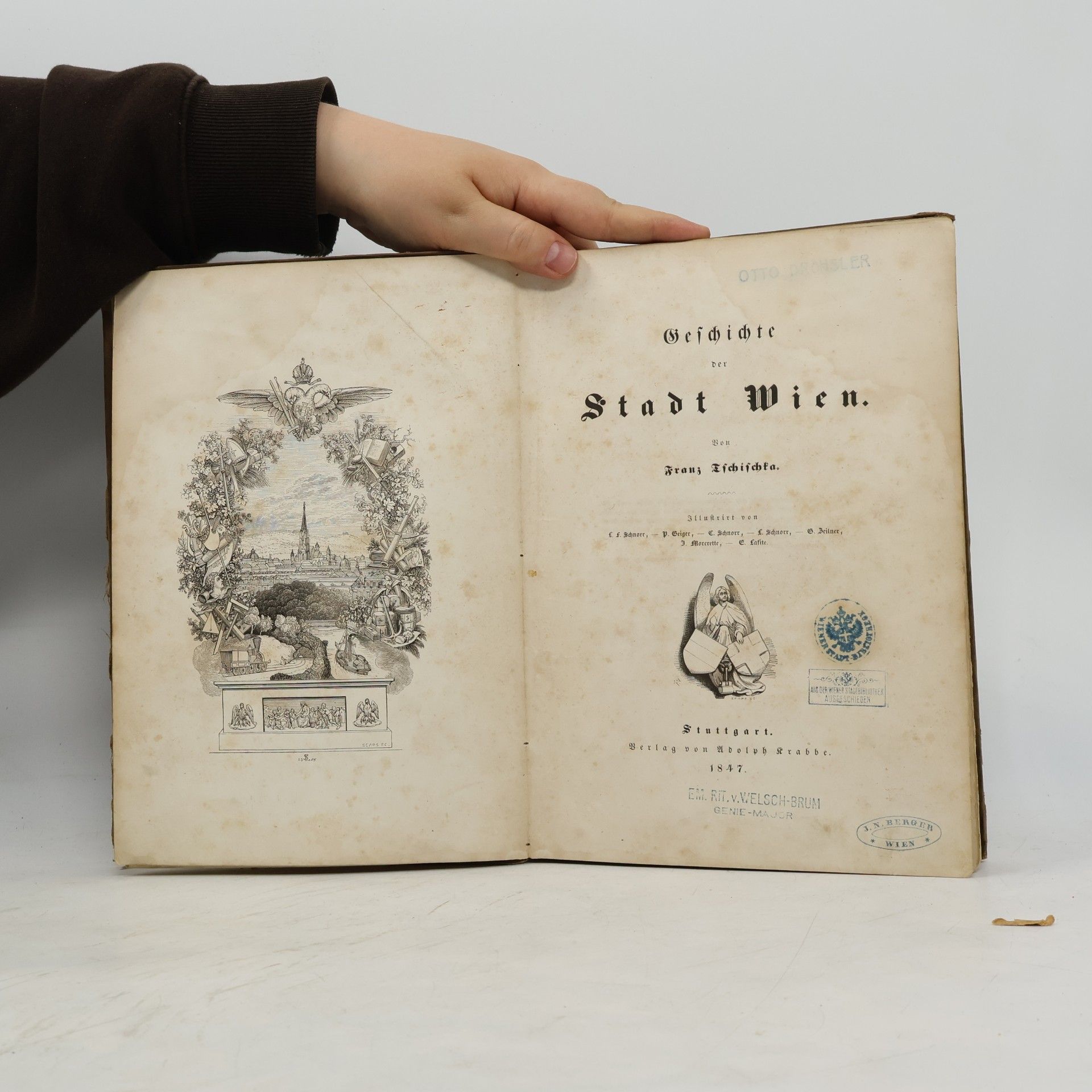 Franz Tschischka Geschichte Der Stadt Wien