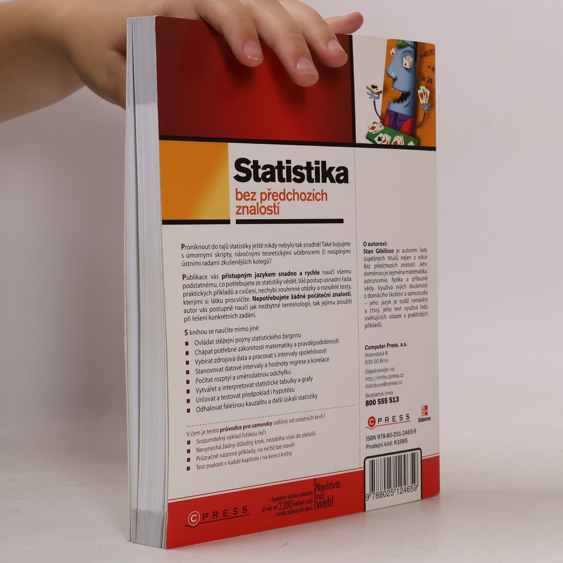 Stan Gibilisco Statistika bez předchozích znalostí