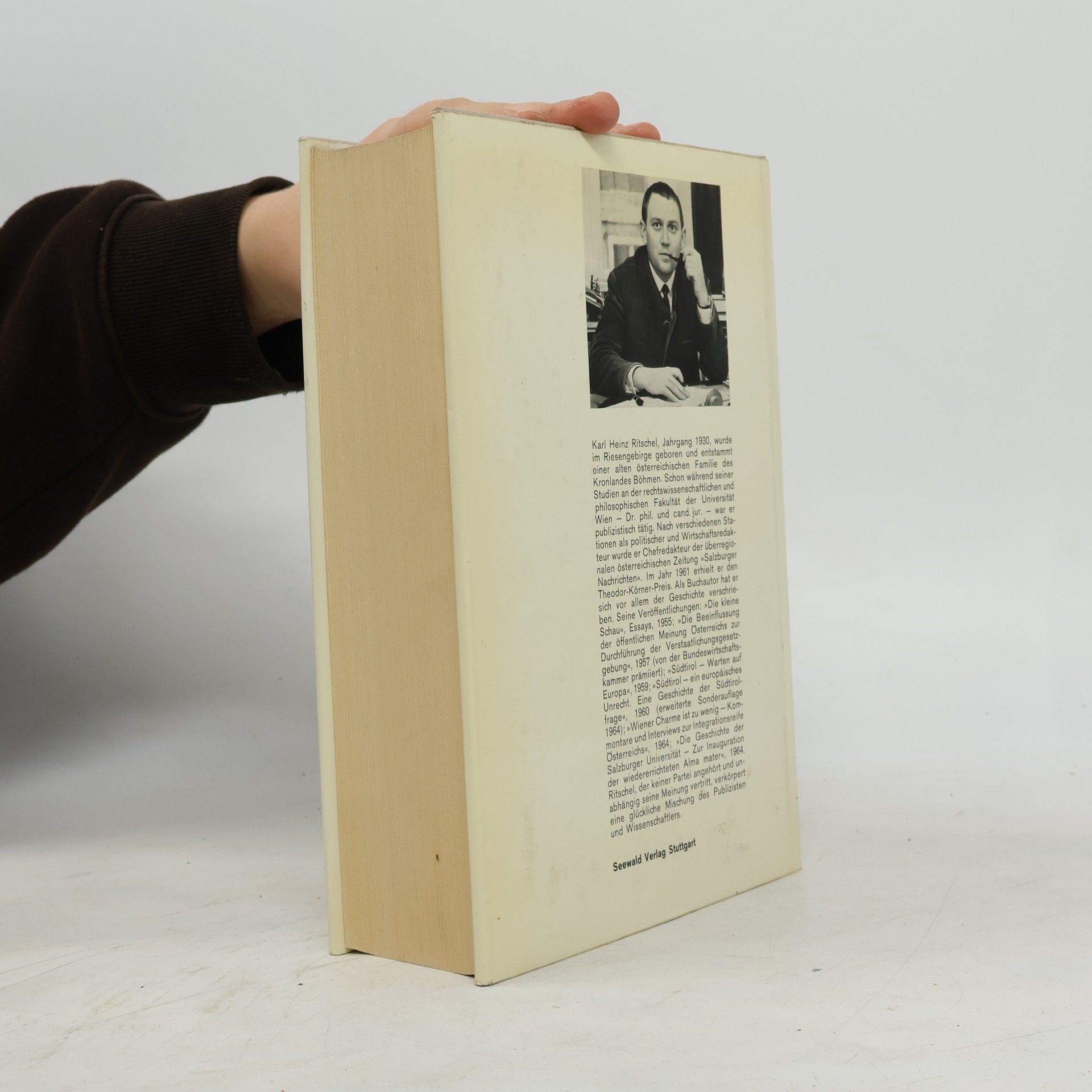 Karl Heinz Ritschel Diplomatie um Südtirol