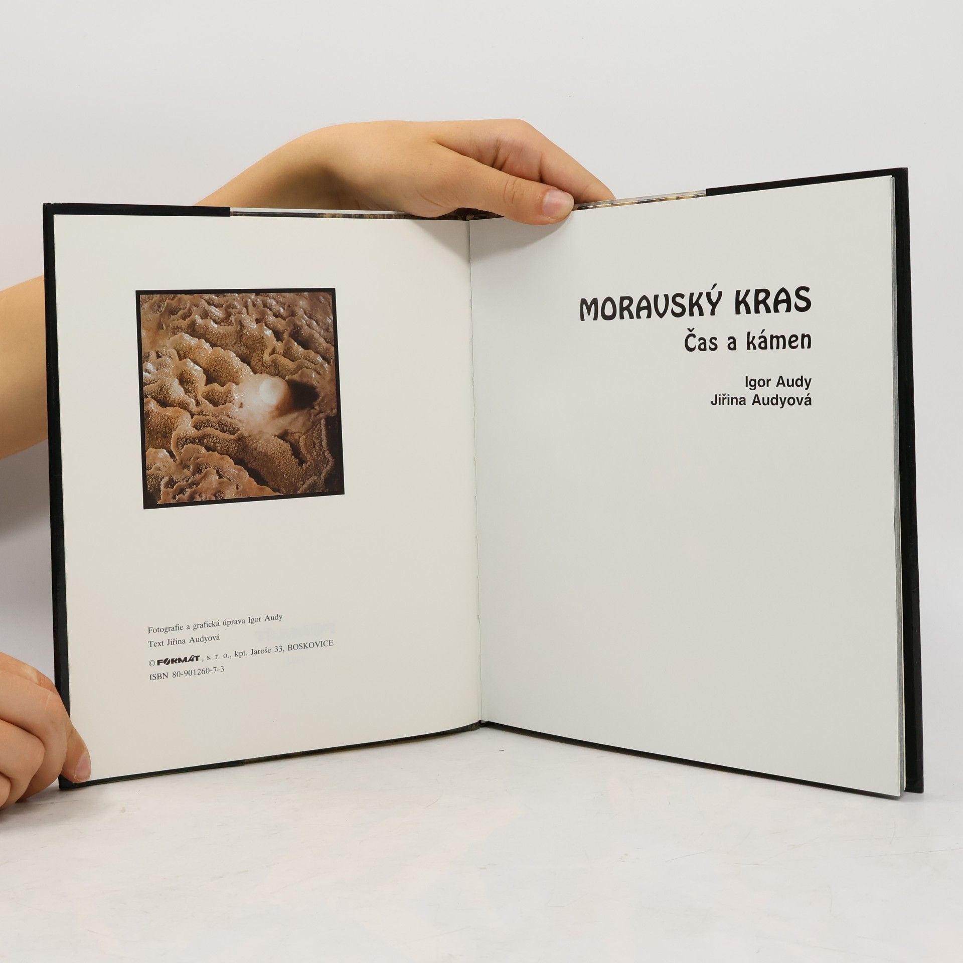 Igor Audy Moravský kras. Čas a kámen