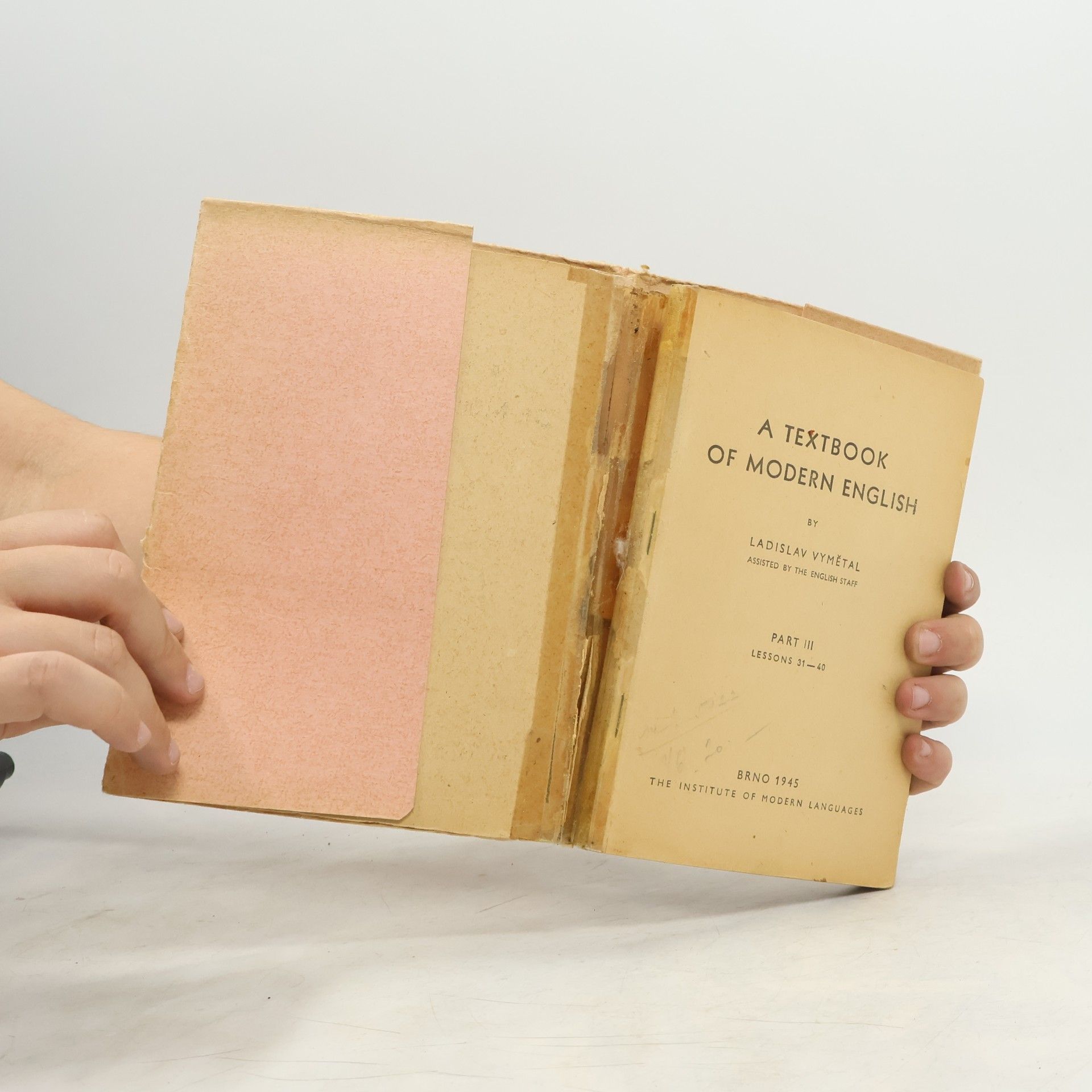 Ladislav Vymětal A Textbook of Modern English III.