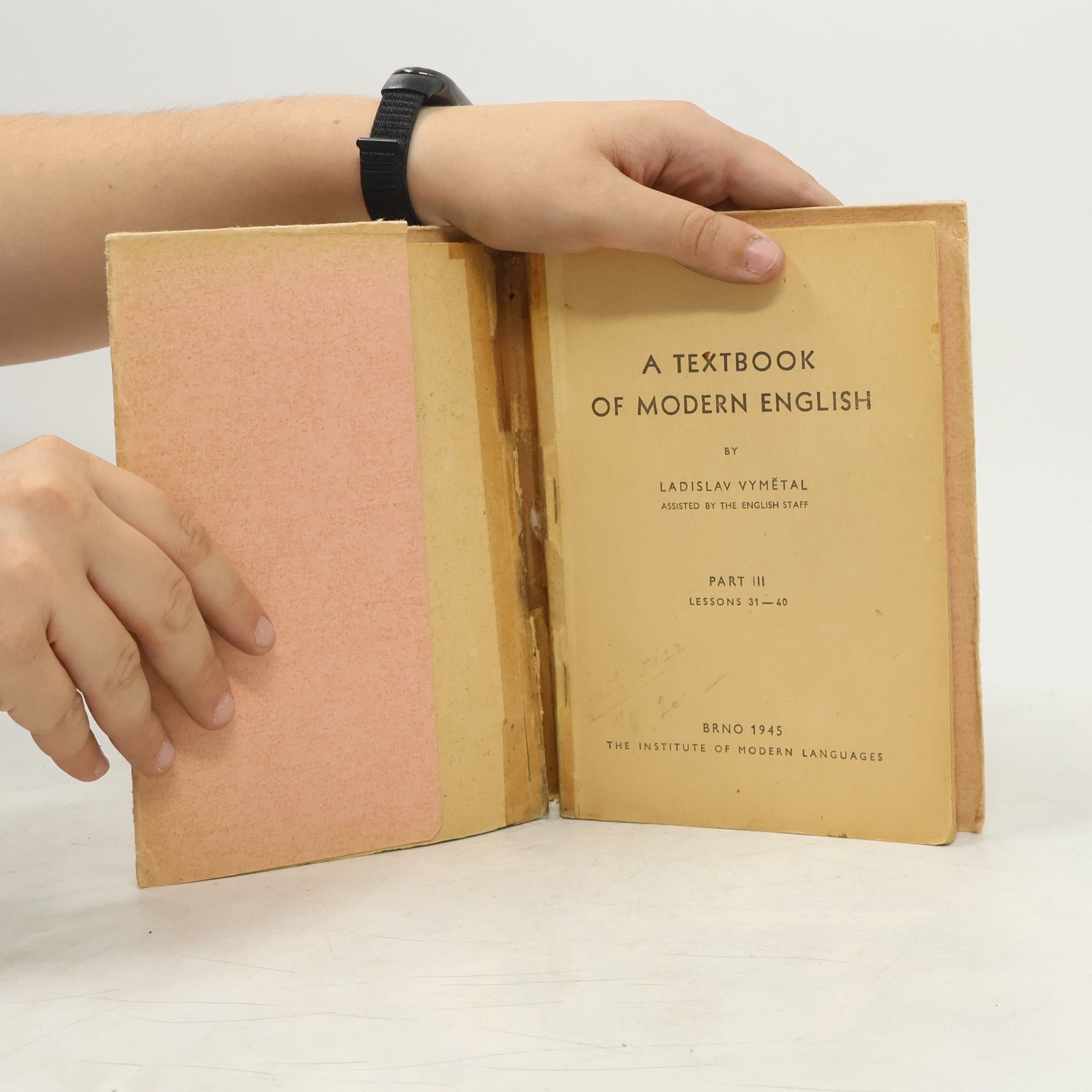Ladislav Vymětal A Textbook of Modern English III.