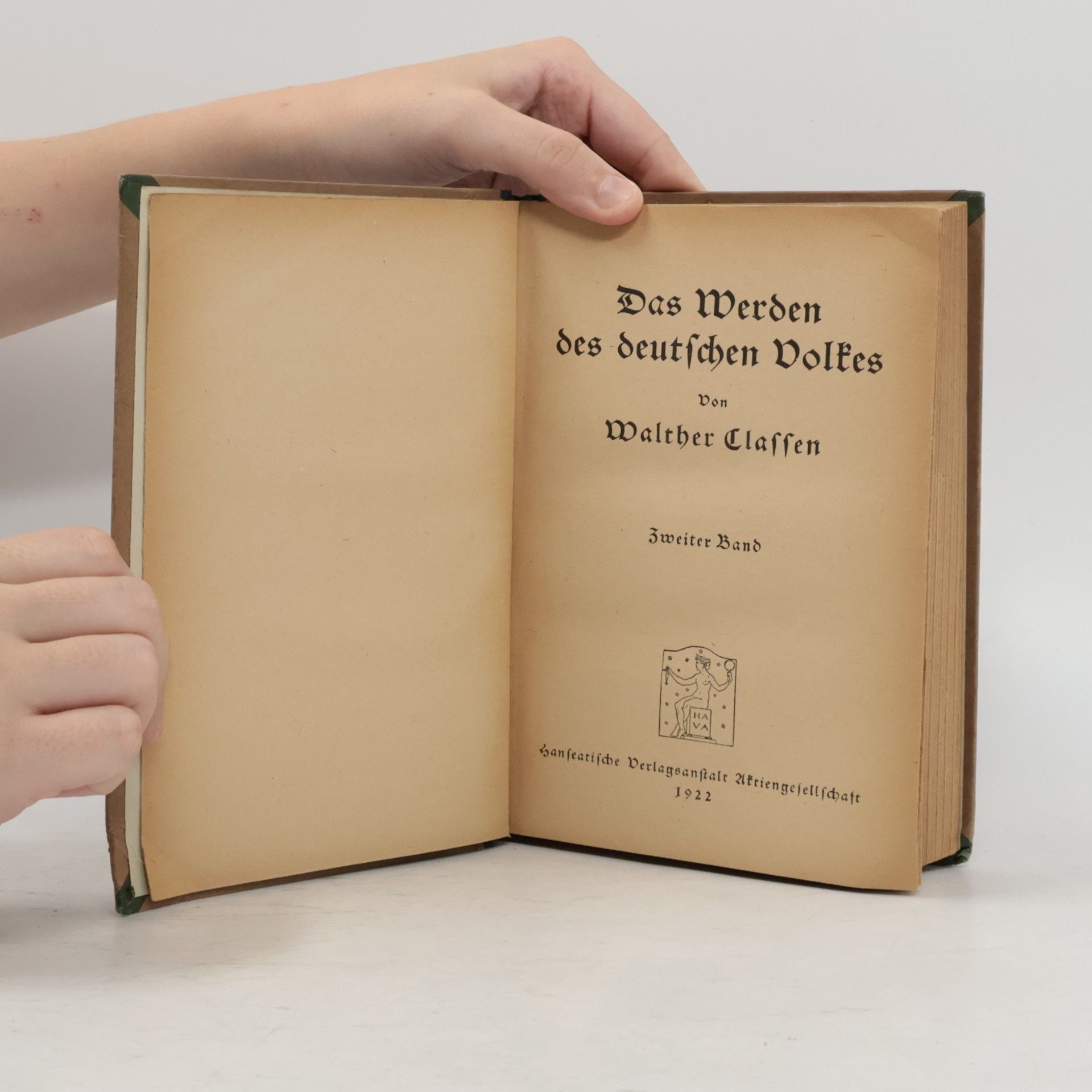 Walther Classen Das Werden des deutschen Volkes II.
