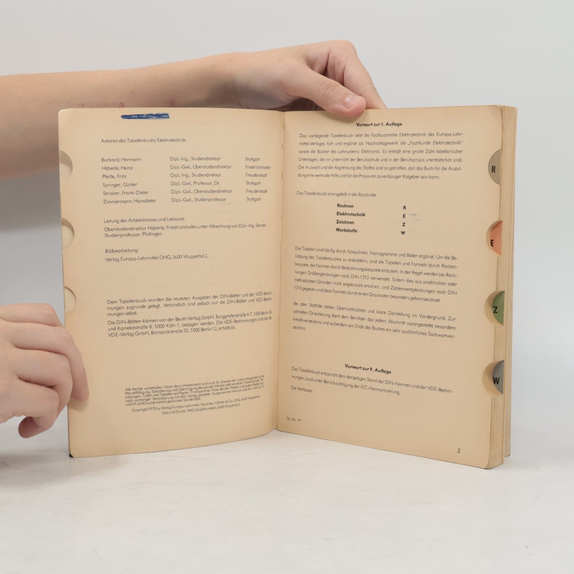 Autorenkollektiv Tabellenbuch Elektrotechnik