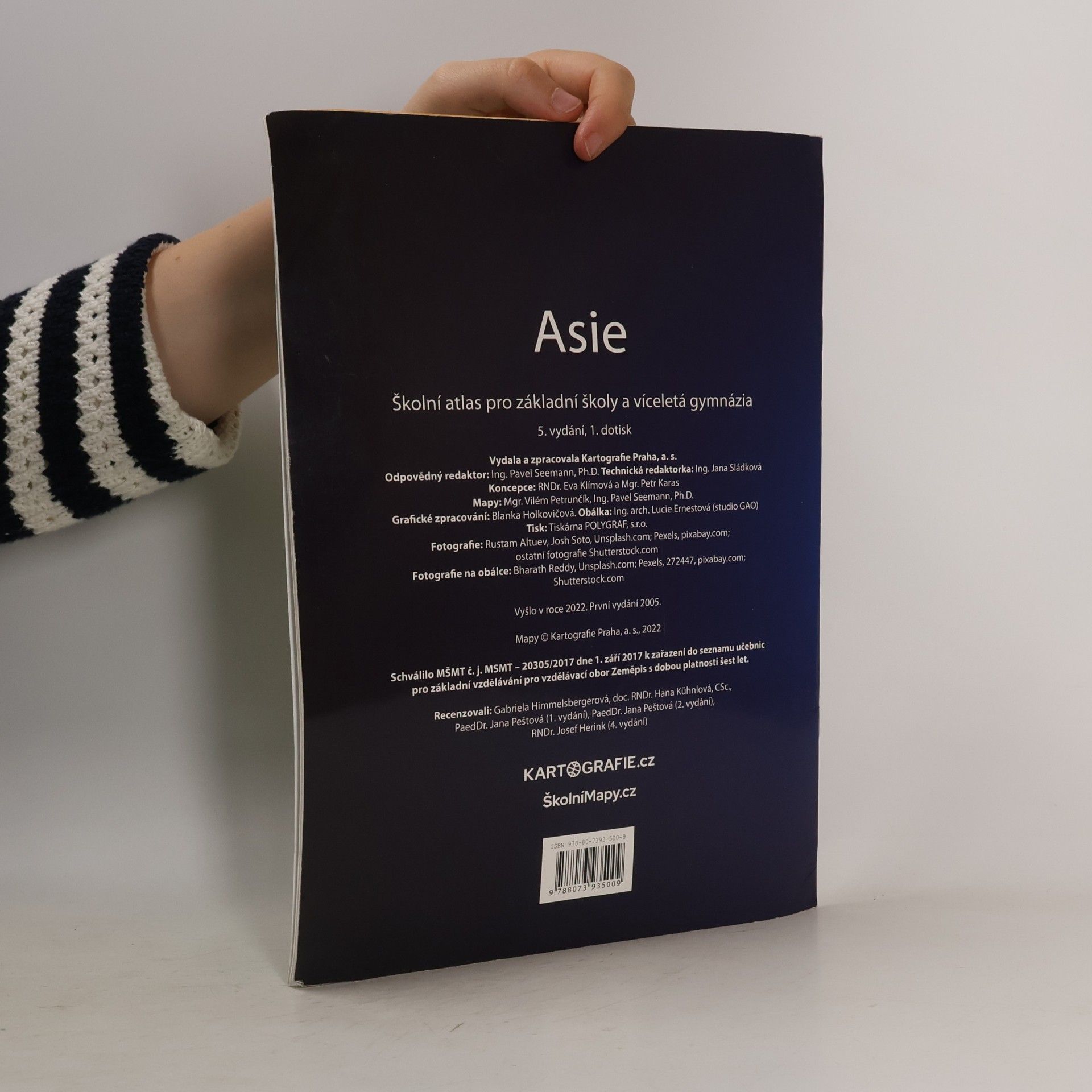 Kartografie Praha Asie Školní atlas pro základní školy a víceletá gymnázia