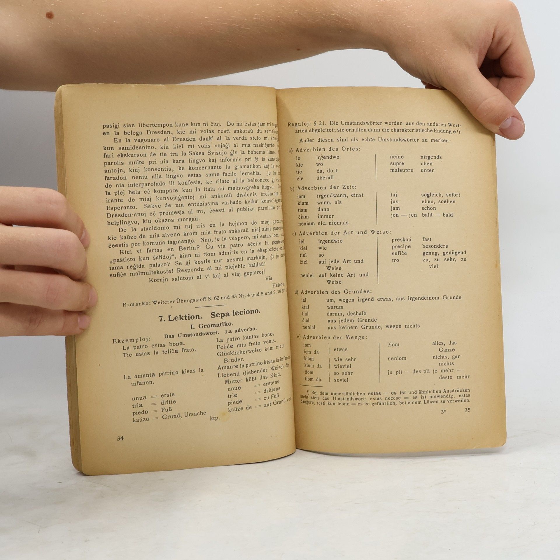 Emil Stark Elementar-Lehrbuch der Esperanto-Sprache