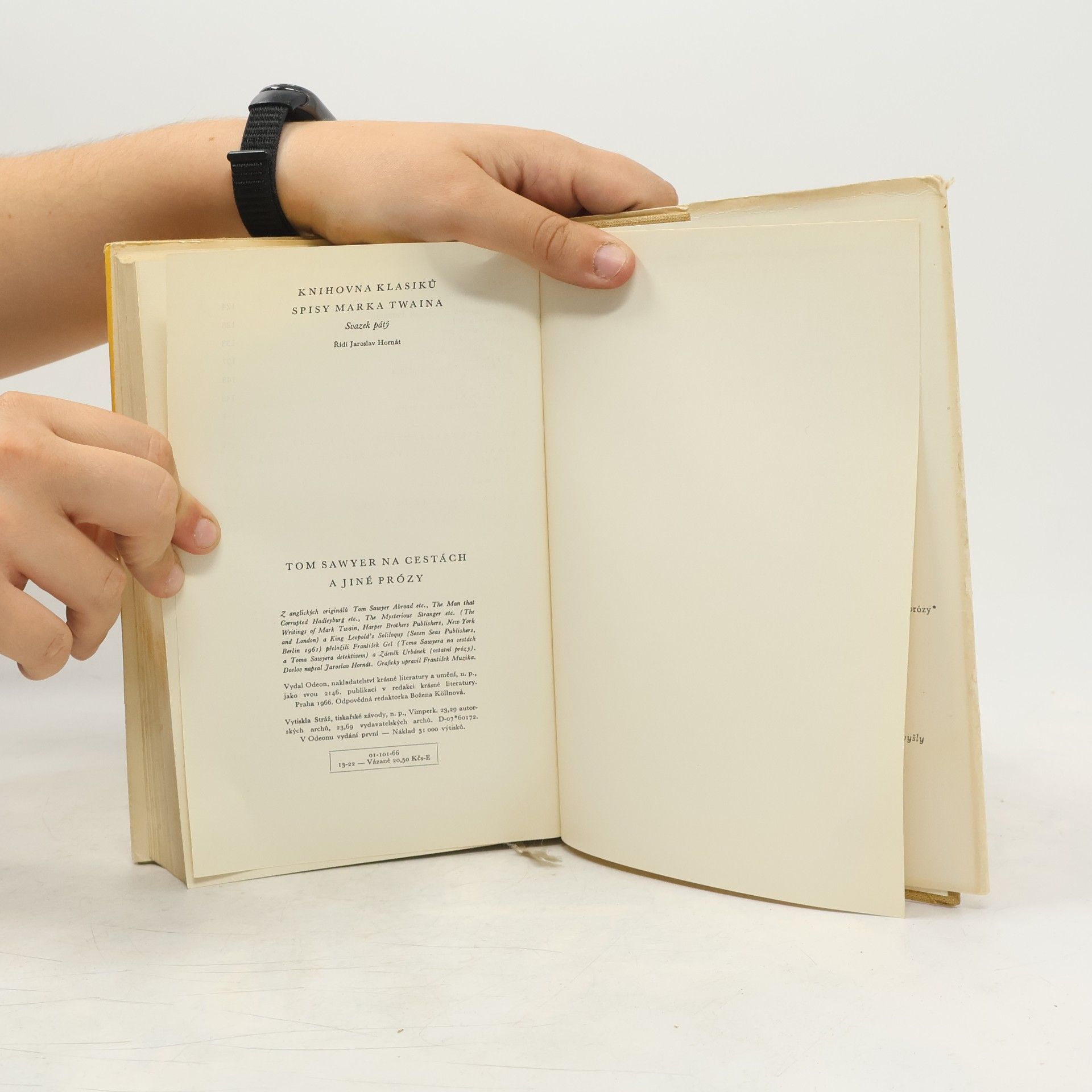 Mark Twain Tom Sawyer na cestách a jiné prózy