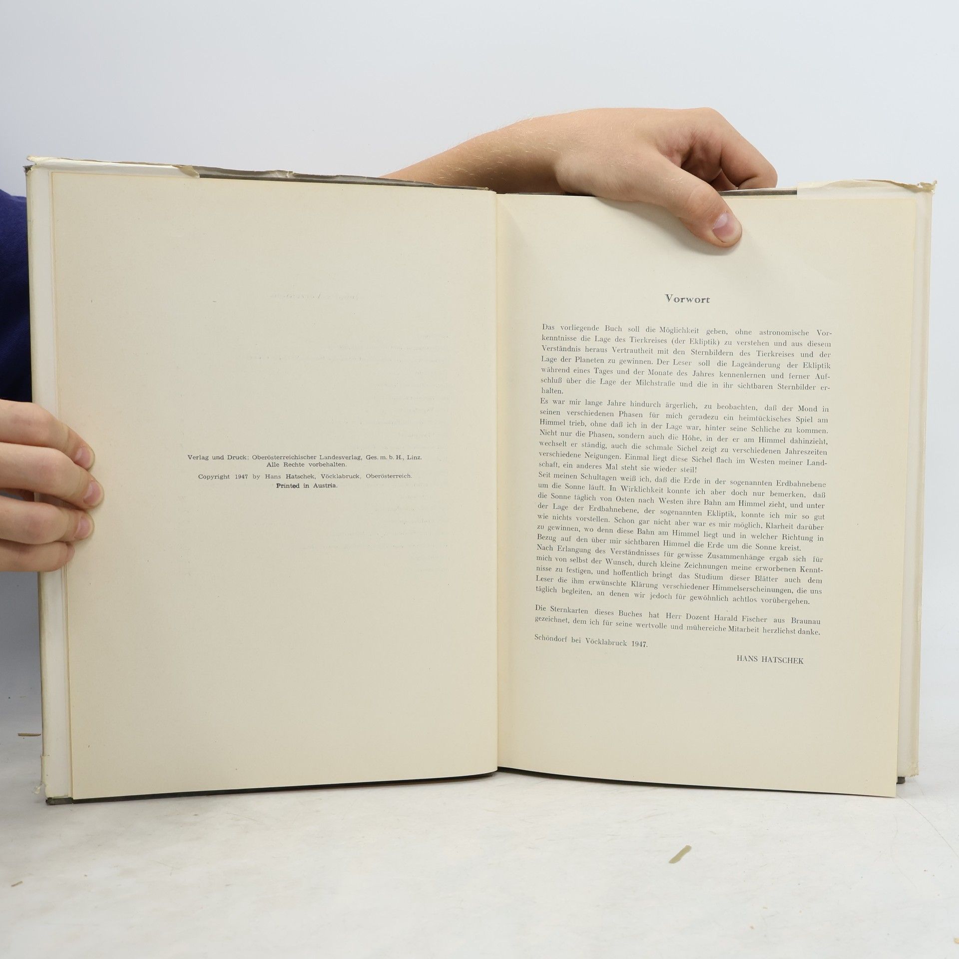 Hans Hatschek Astronomisches Skizzenbuch
