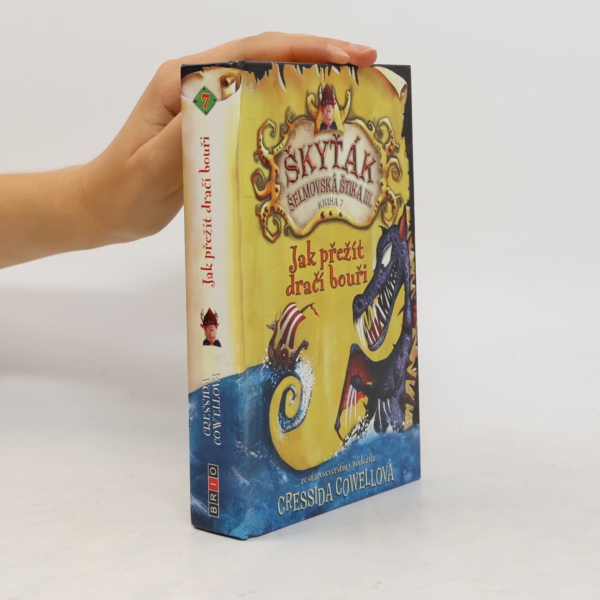 Cressida Cowell Škyťák Šelmovská Štika III. Kniha 7. Jak přežít dračí bouři