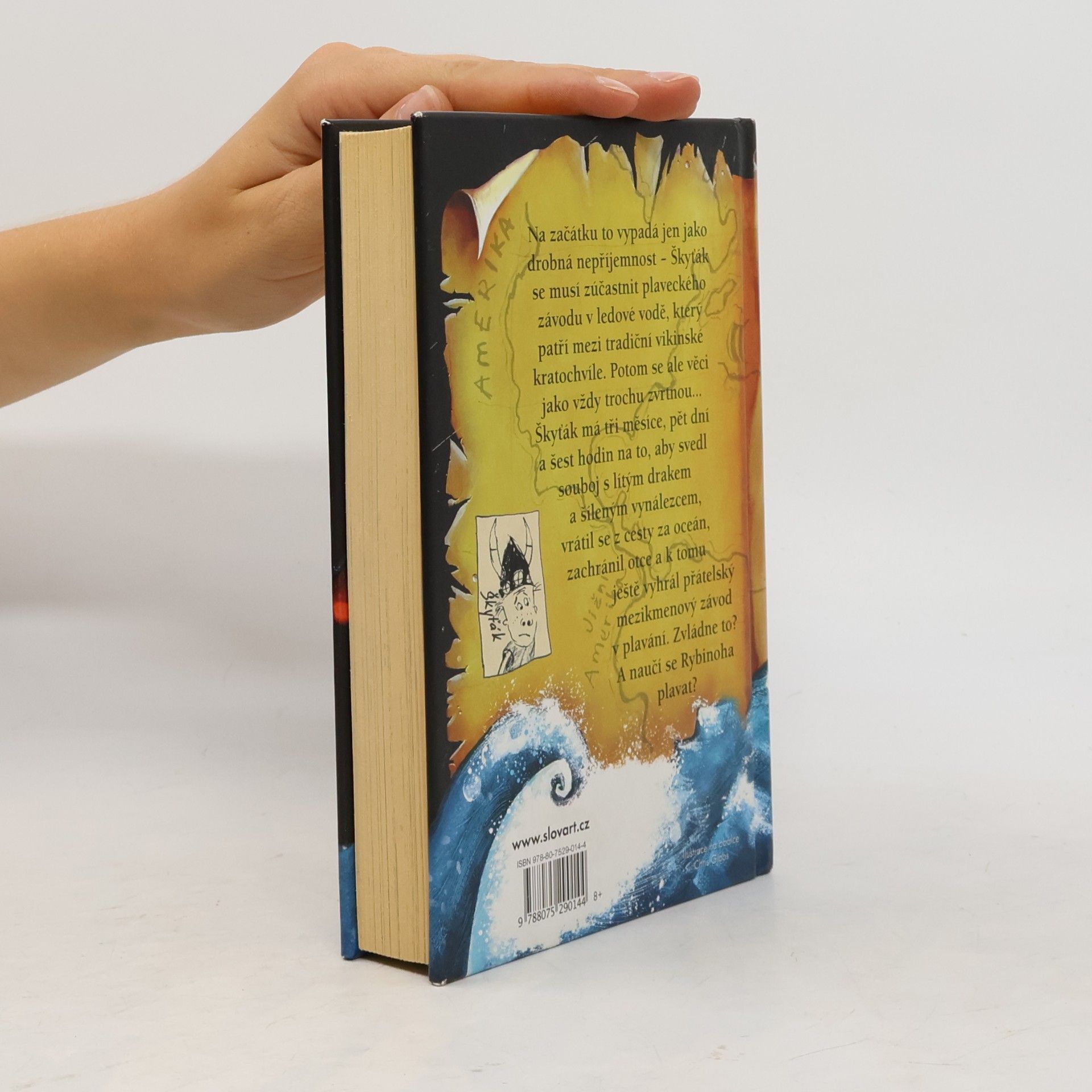 Cressida Cowell Škyťák Šelmovská Štika III. Kniha 7. Jak přežít dračí bouři