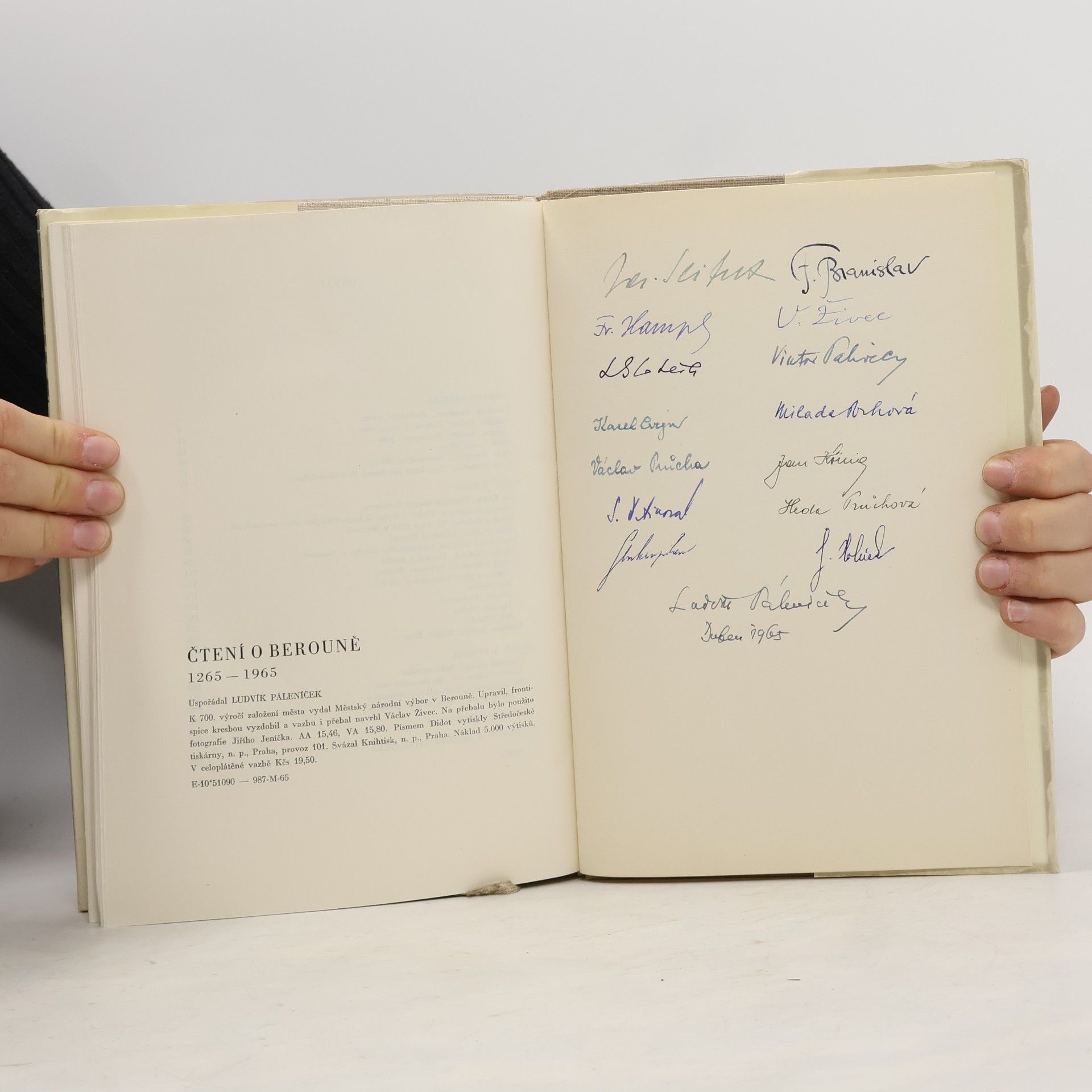 Ludvík Páleníček Čtení o Berouně 1265-1965