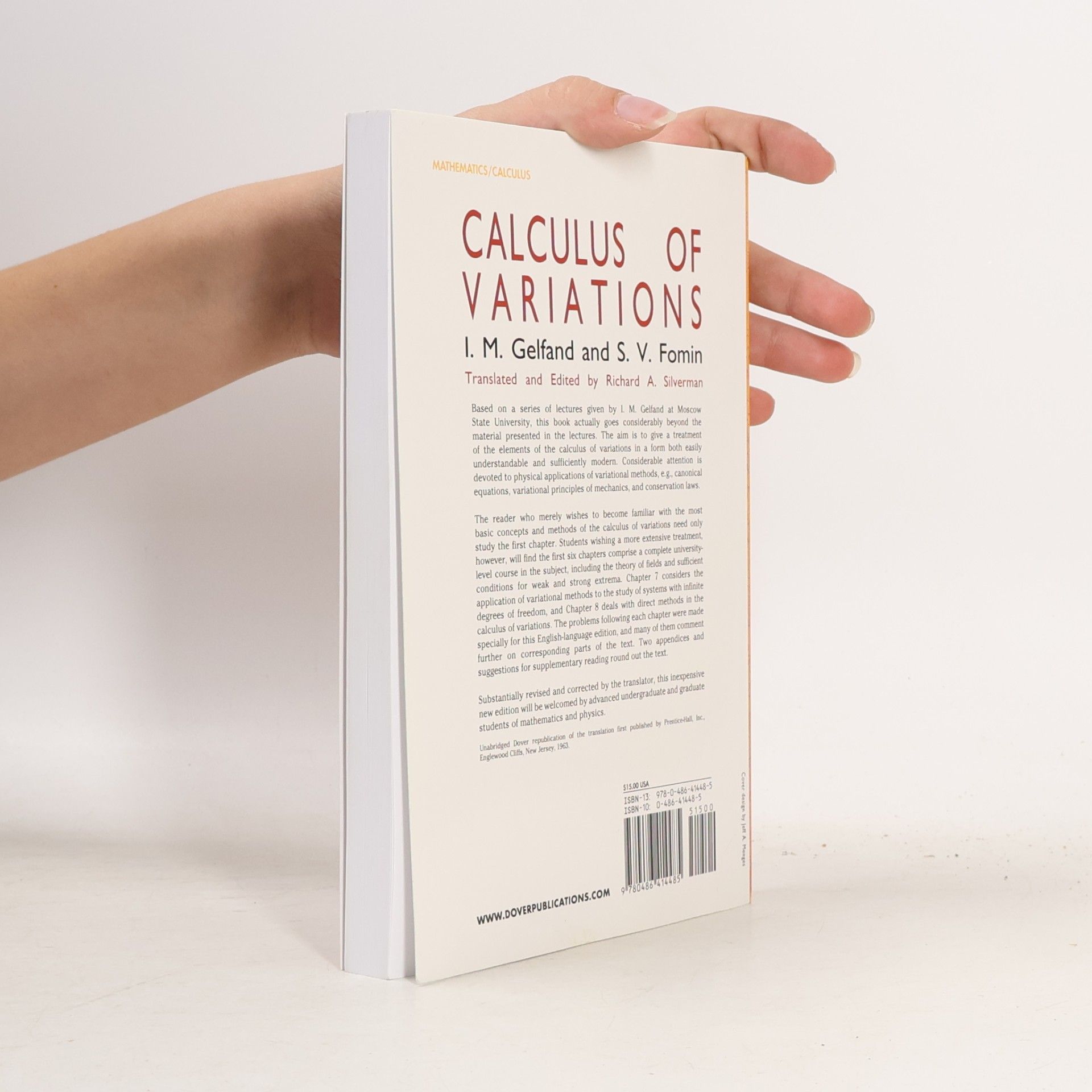 Richard A. Silverman Calculus of variations