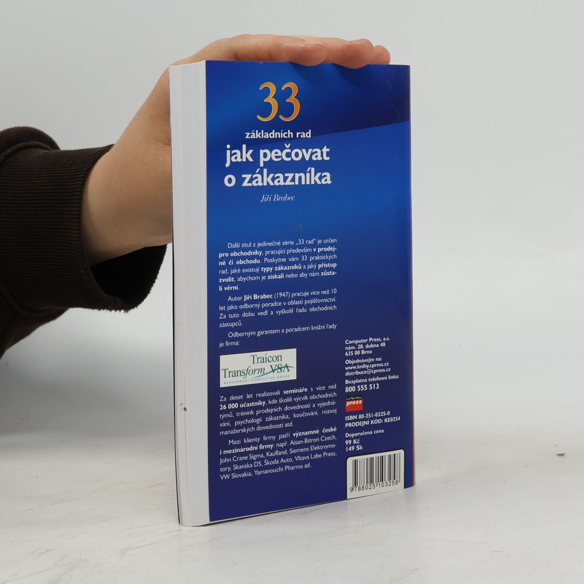 Jiří Brabec 33 rad jak pečovat o zákazníka
