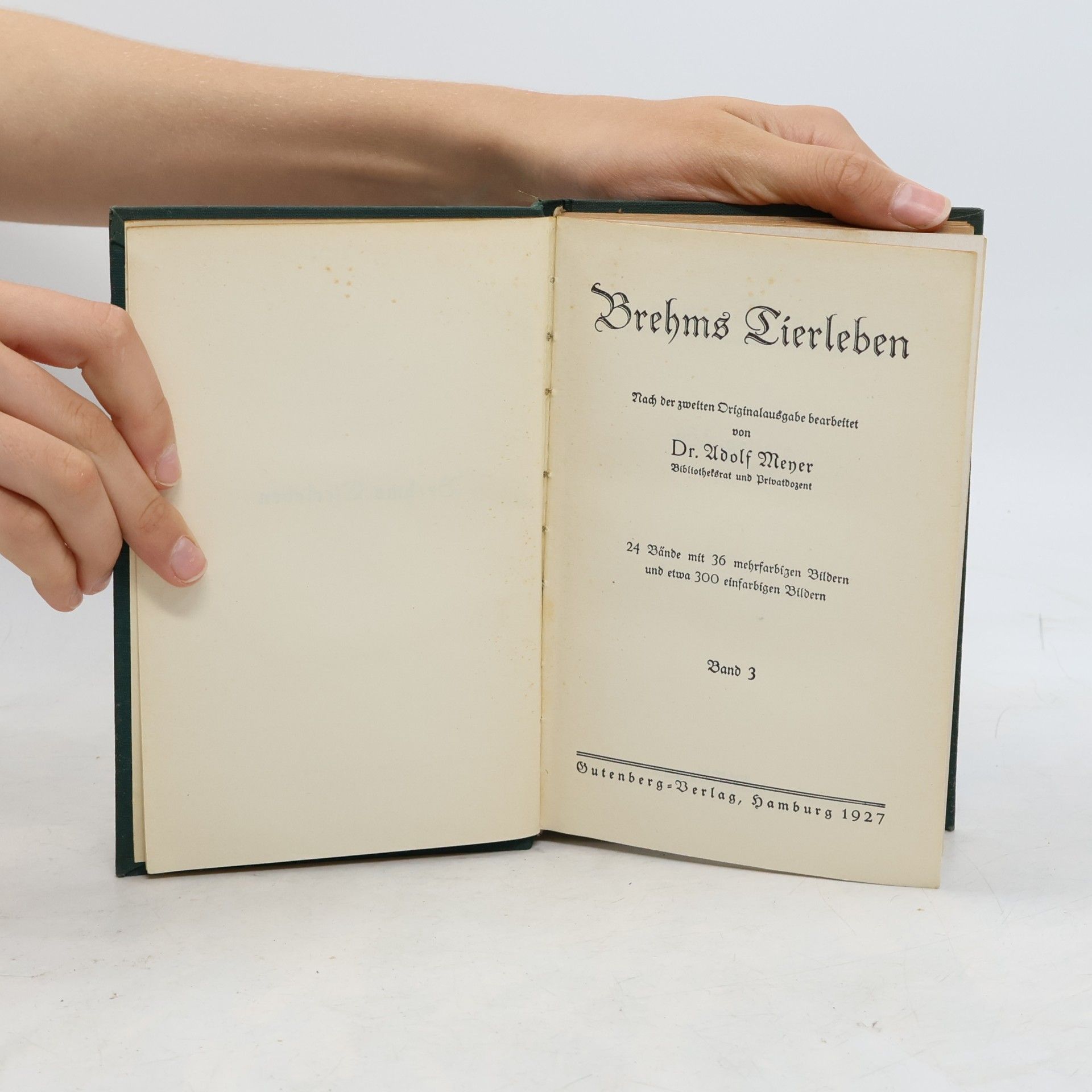Adolf Meyer Brehms Tierleben 3