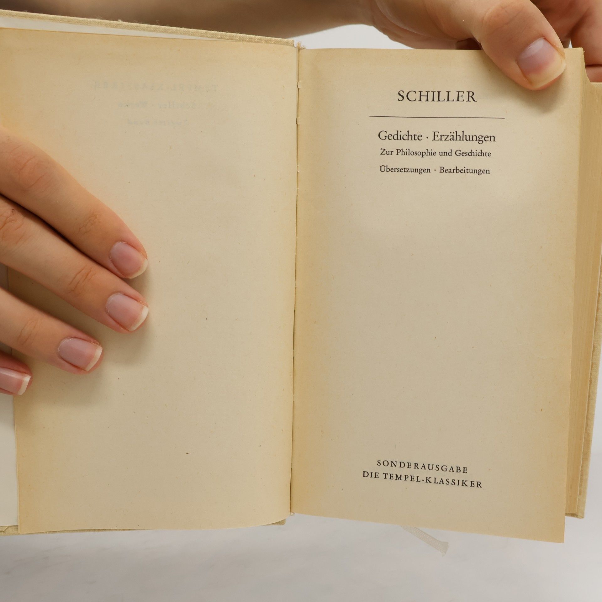 Friedrich Schiller Schiller Werke. Gedichte Prosa Schriften