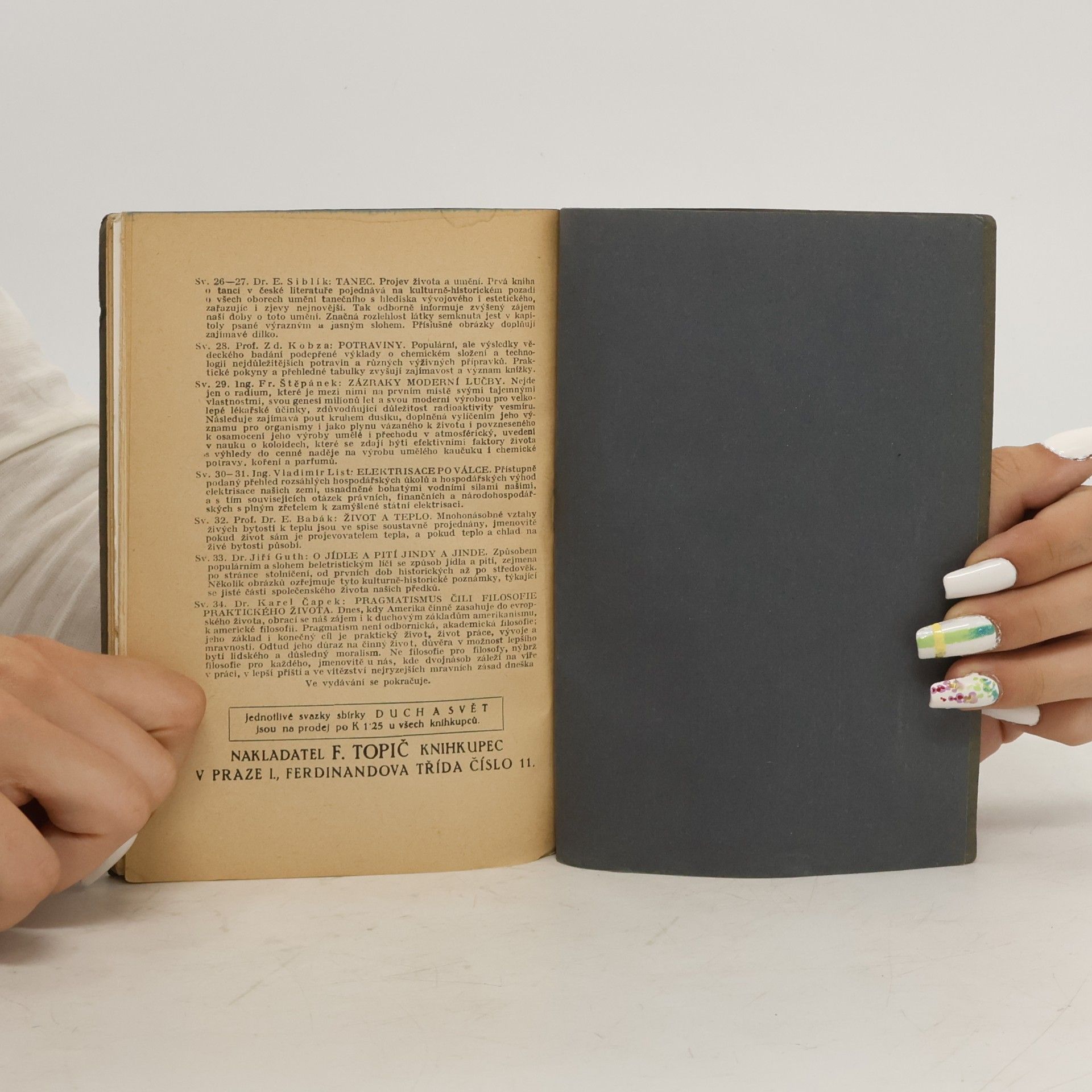 Karel Čapek Pragmatismus