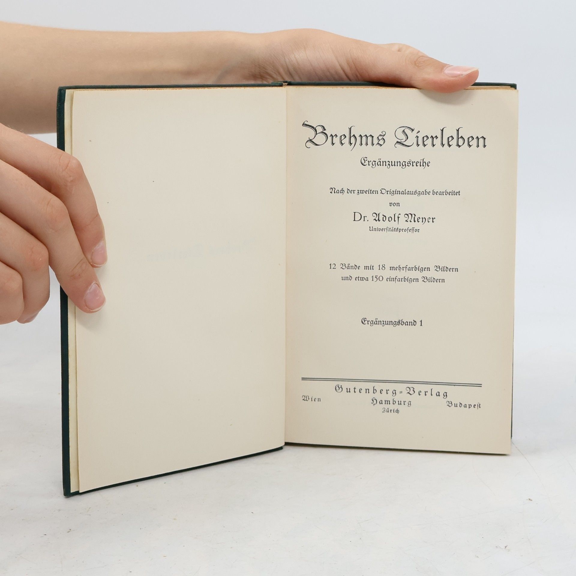 Adolf Meyer Brehms Tierleben