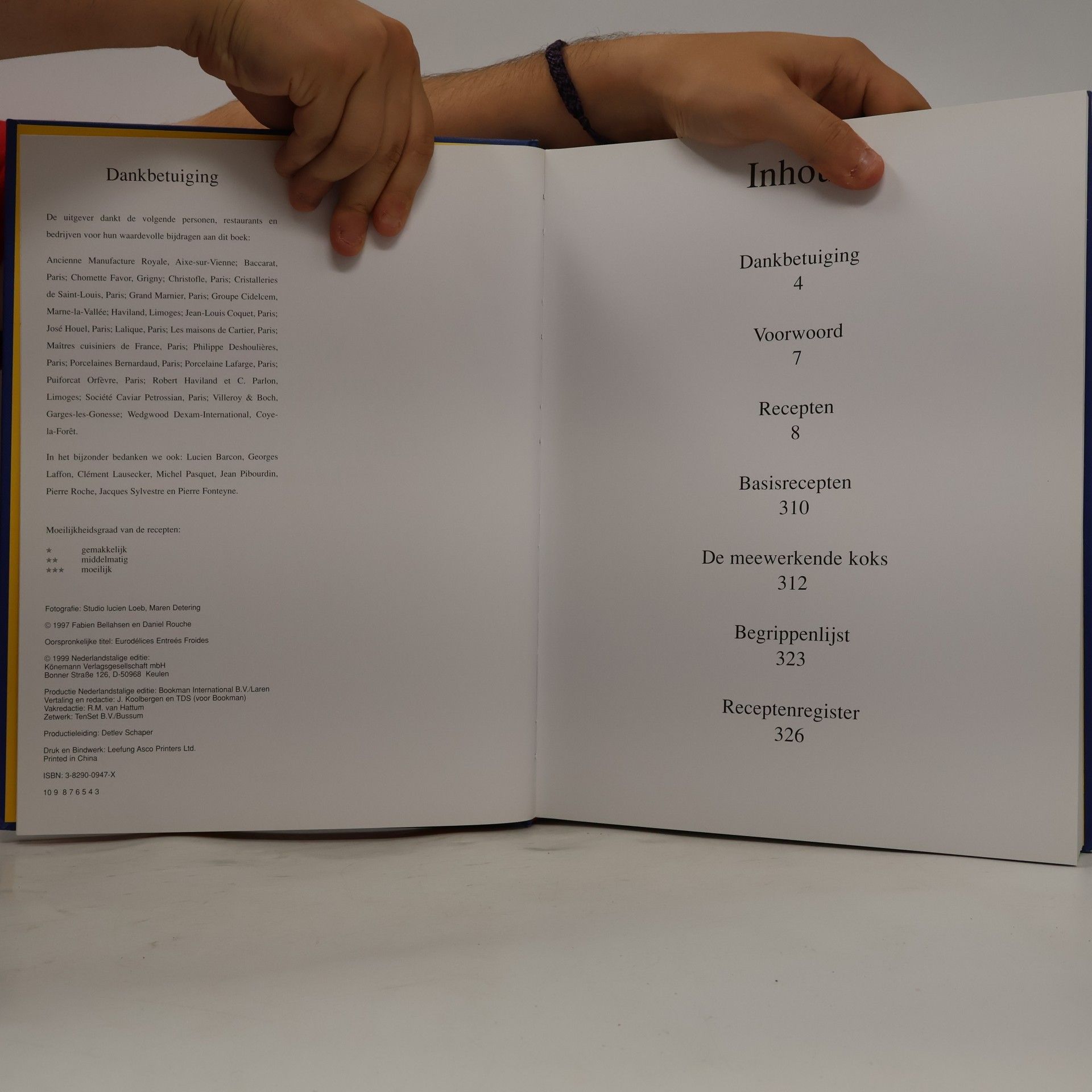 Various authors Europa's chef-koks presenteren. Koude Voorgerechten