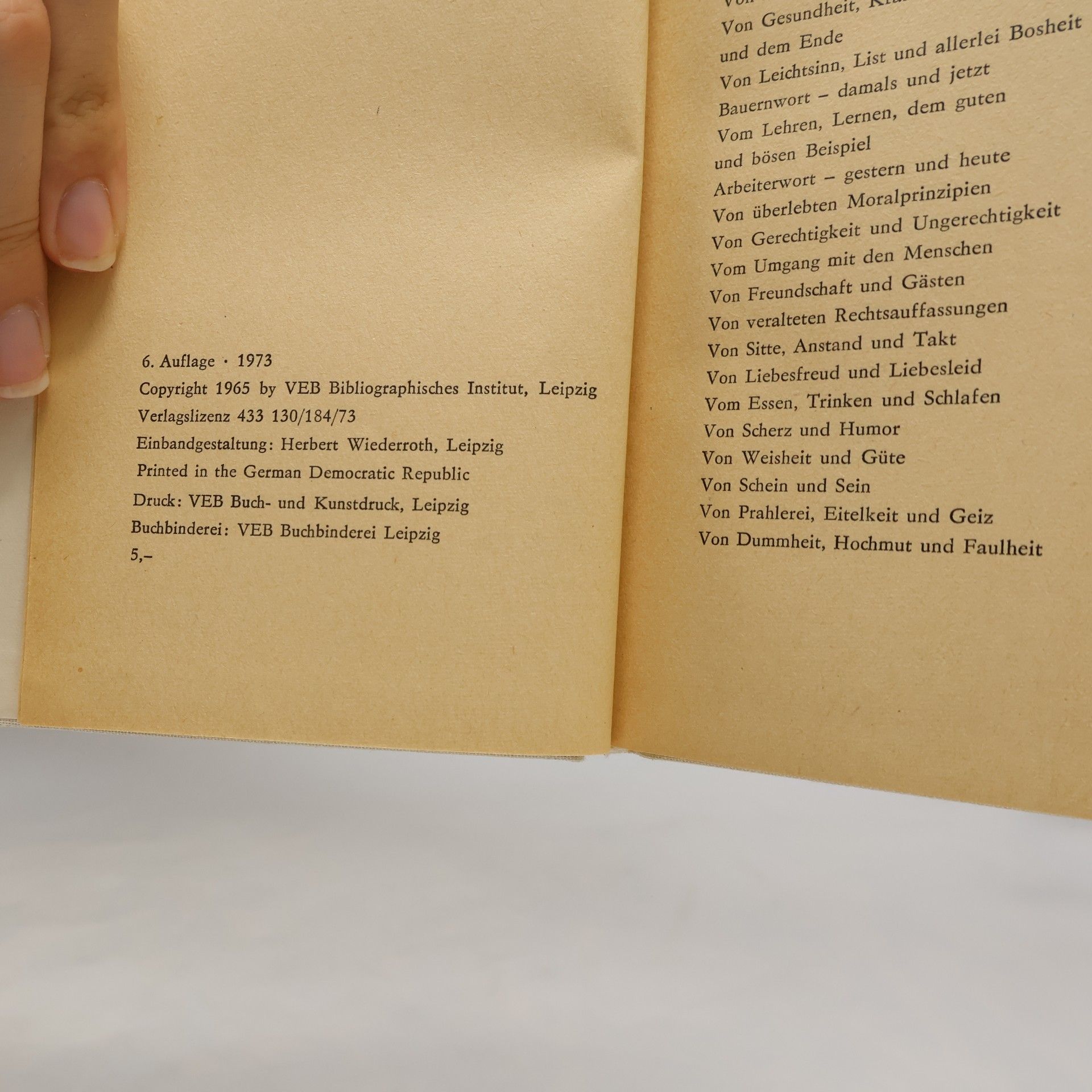 Anneliese Müller-Hegermann Das kleine Sprichwörterbuch