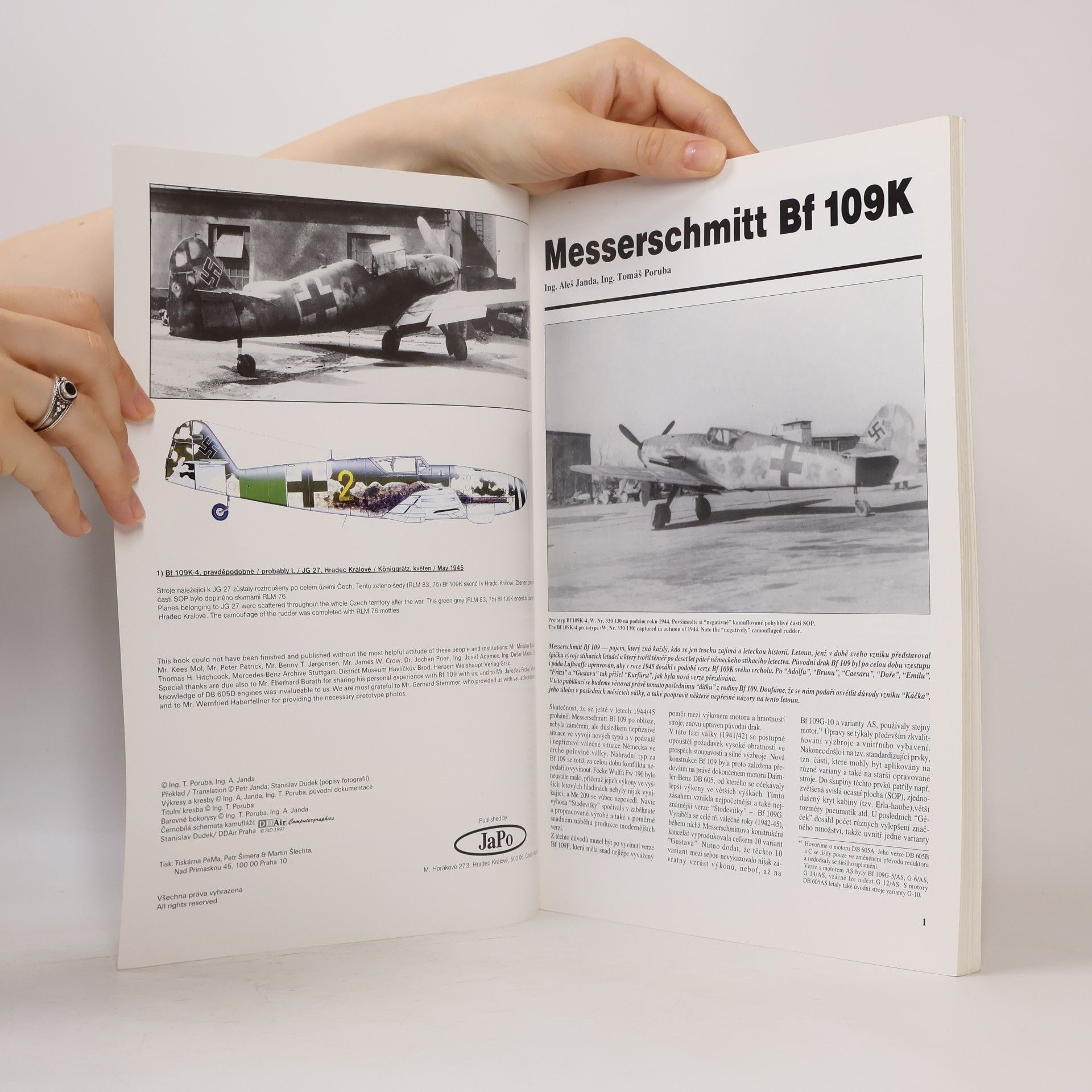 Kolektiv autorů Messerschmitt Bf 109K