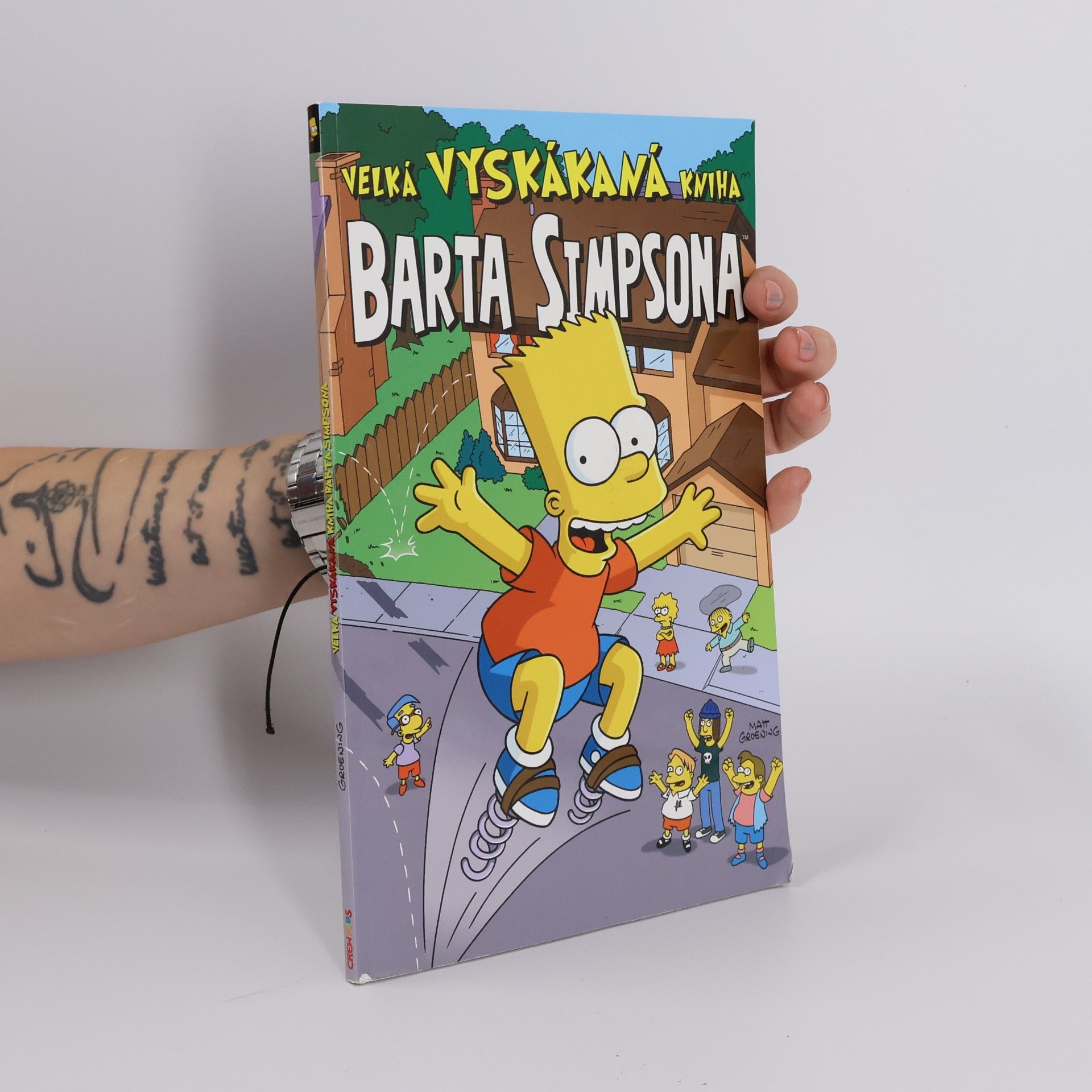 Matt Groening Velká vyskákaná kniha Barta Simpsona