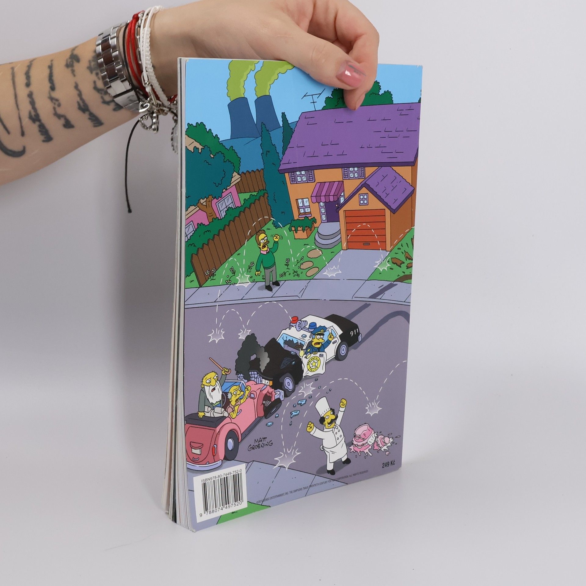 Matt Groening Velká vyskákaná kniha Barta Simpsona