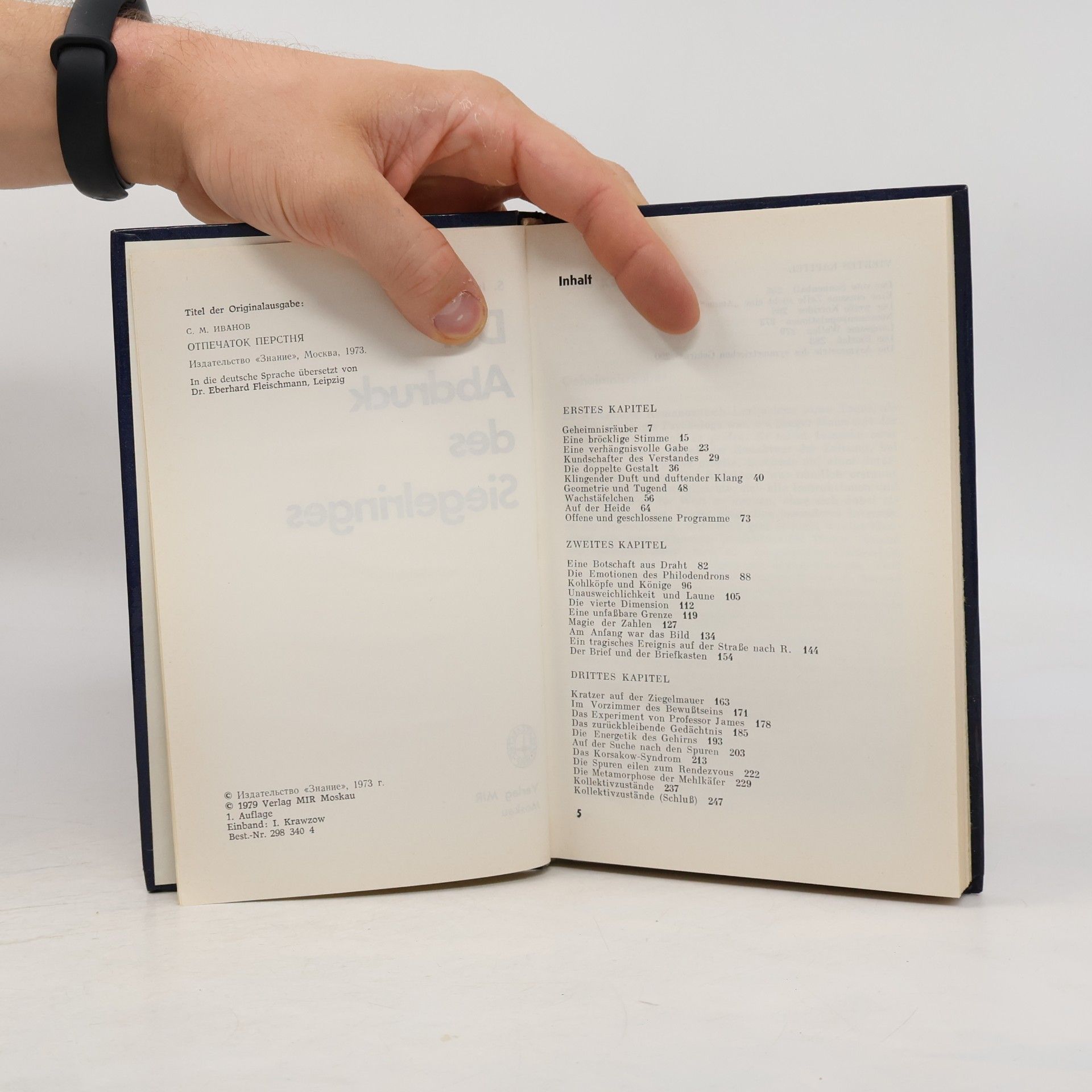 S. Iwanow Der Abdruck des Siegelringes