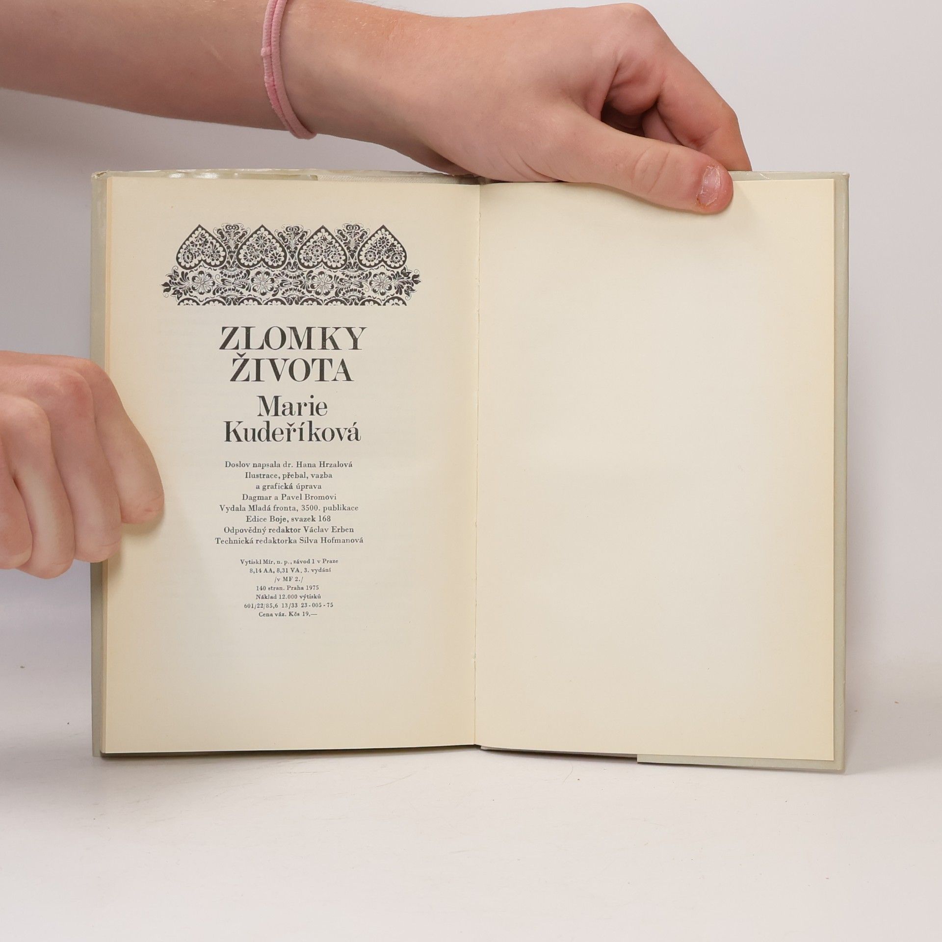 Marie Kudeříková Zlomky života
