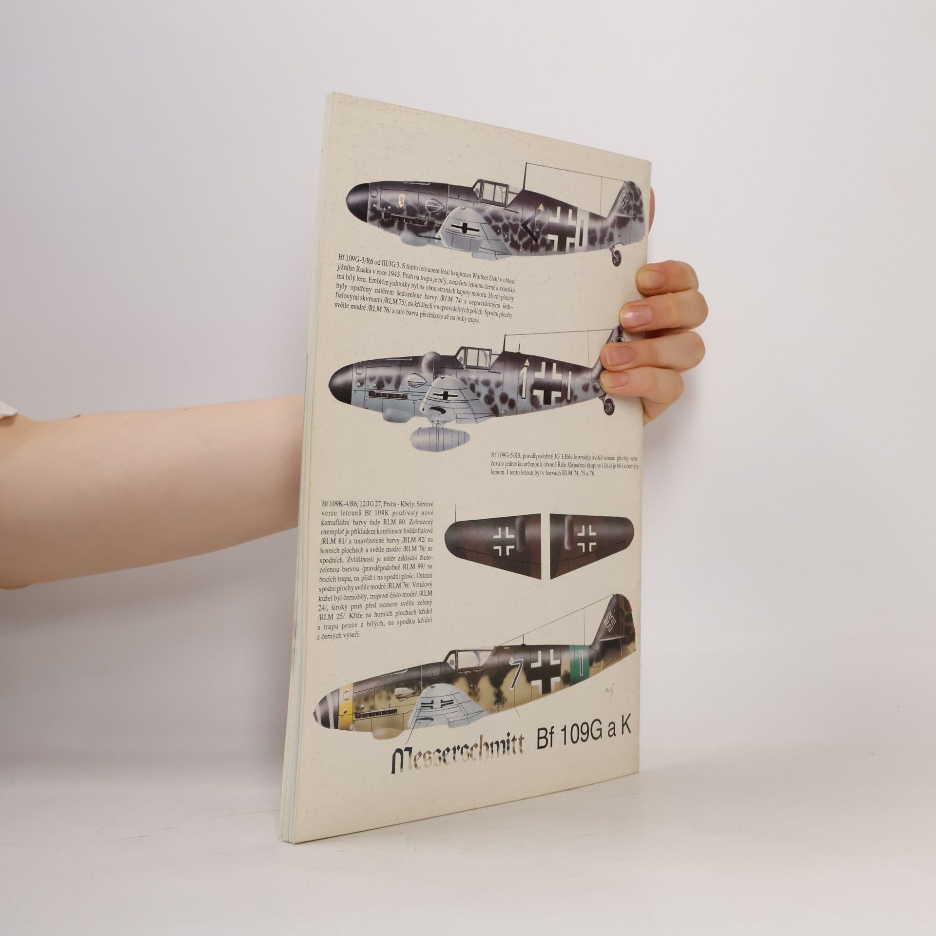 Zdeněk Platl Messerschmitt Bf 109G a K