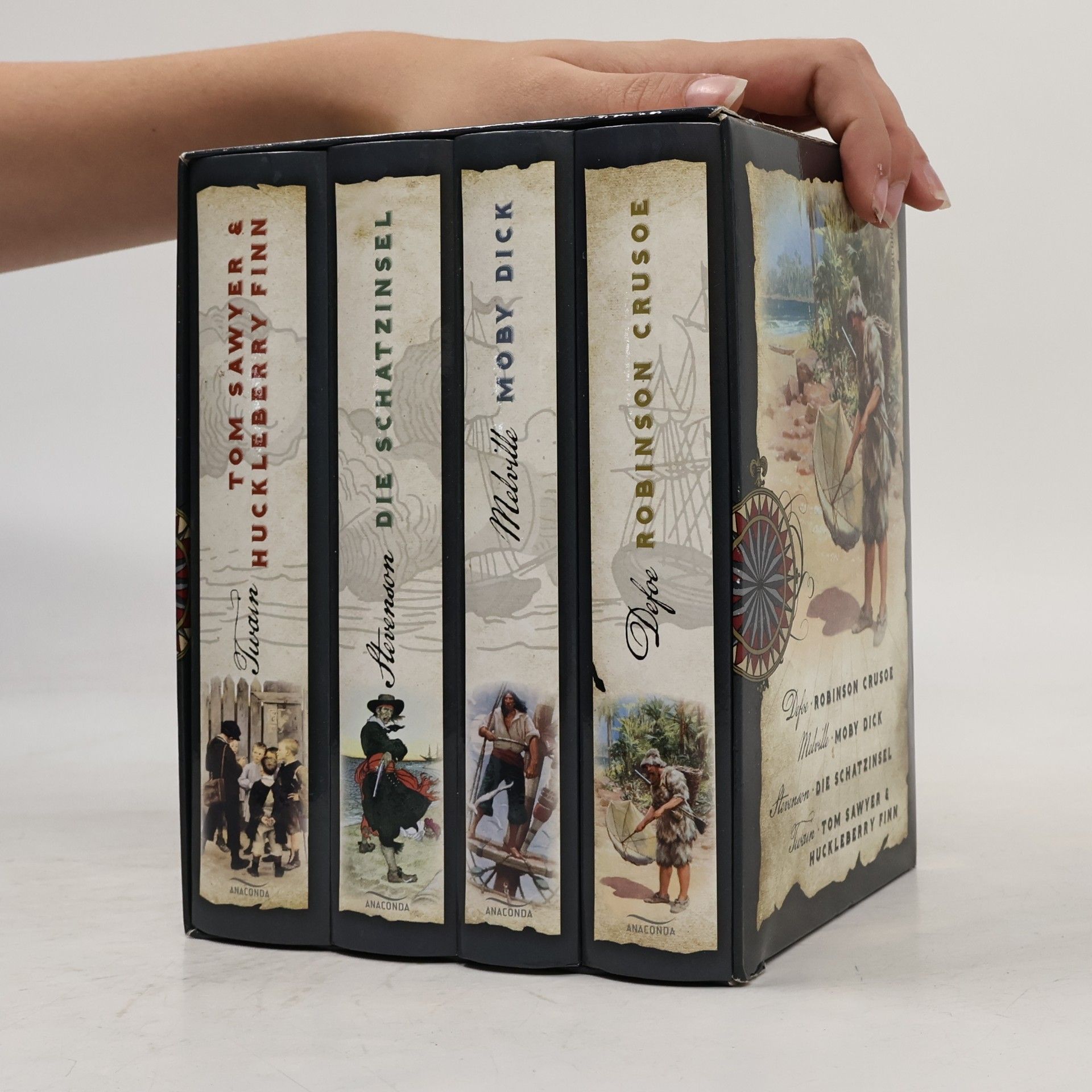 Mark Twain Die großen Klassiker der Abenteuerliteratur 1-4