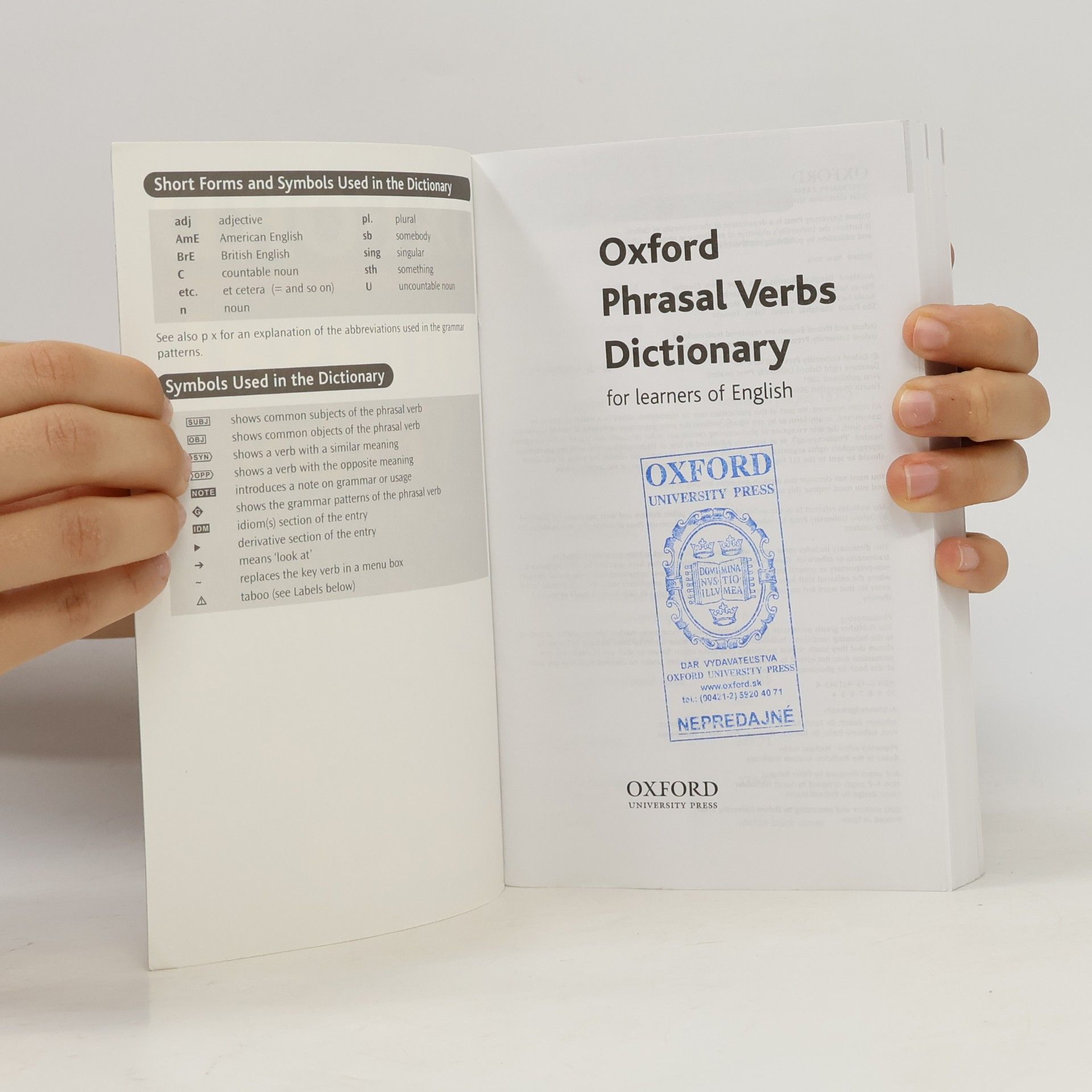 Autorenkollektiv Oxford phrasal verbs dictionary