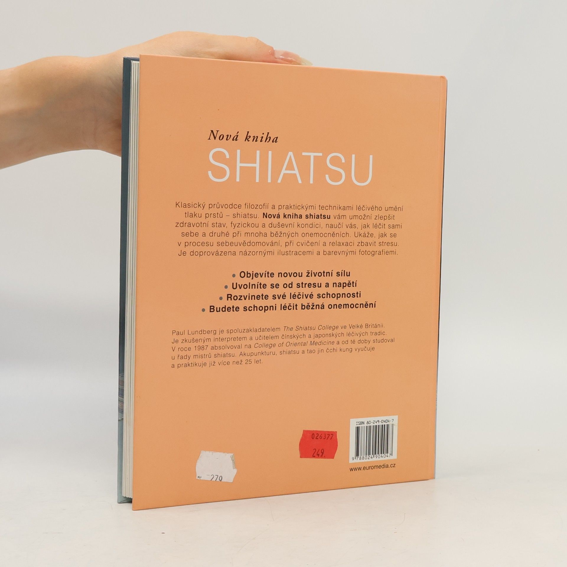Paul Lundberg Nová kniha shiatsu