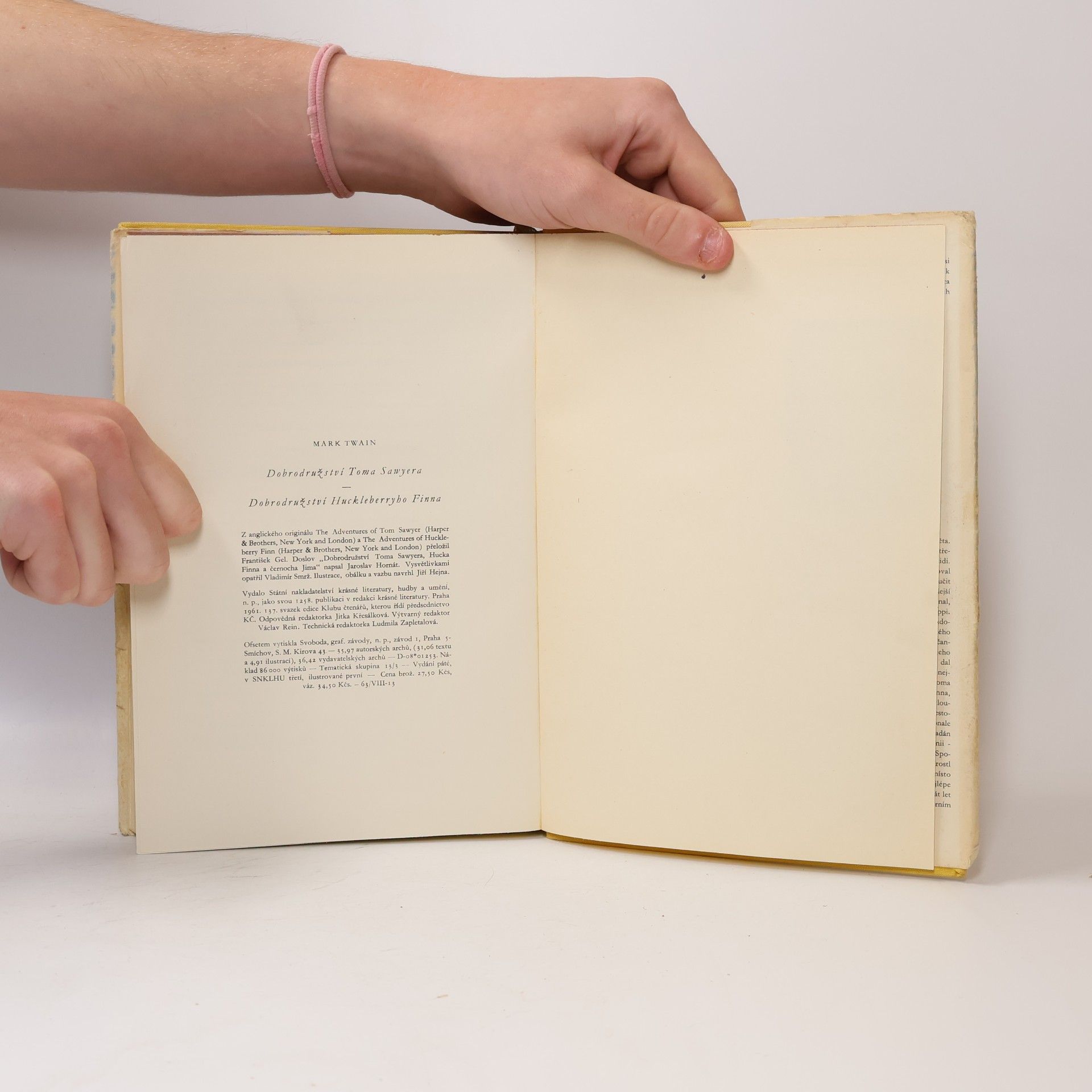 Mark Twain Dobrodružství Toma Sawyera a Huckleberryho Finna