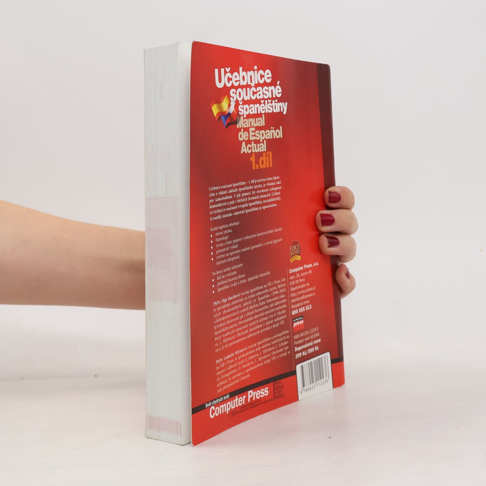 Olga Macíková Učebnice současné španělštiny = Manual de español actual. 1. díl