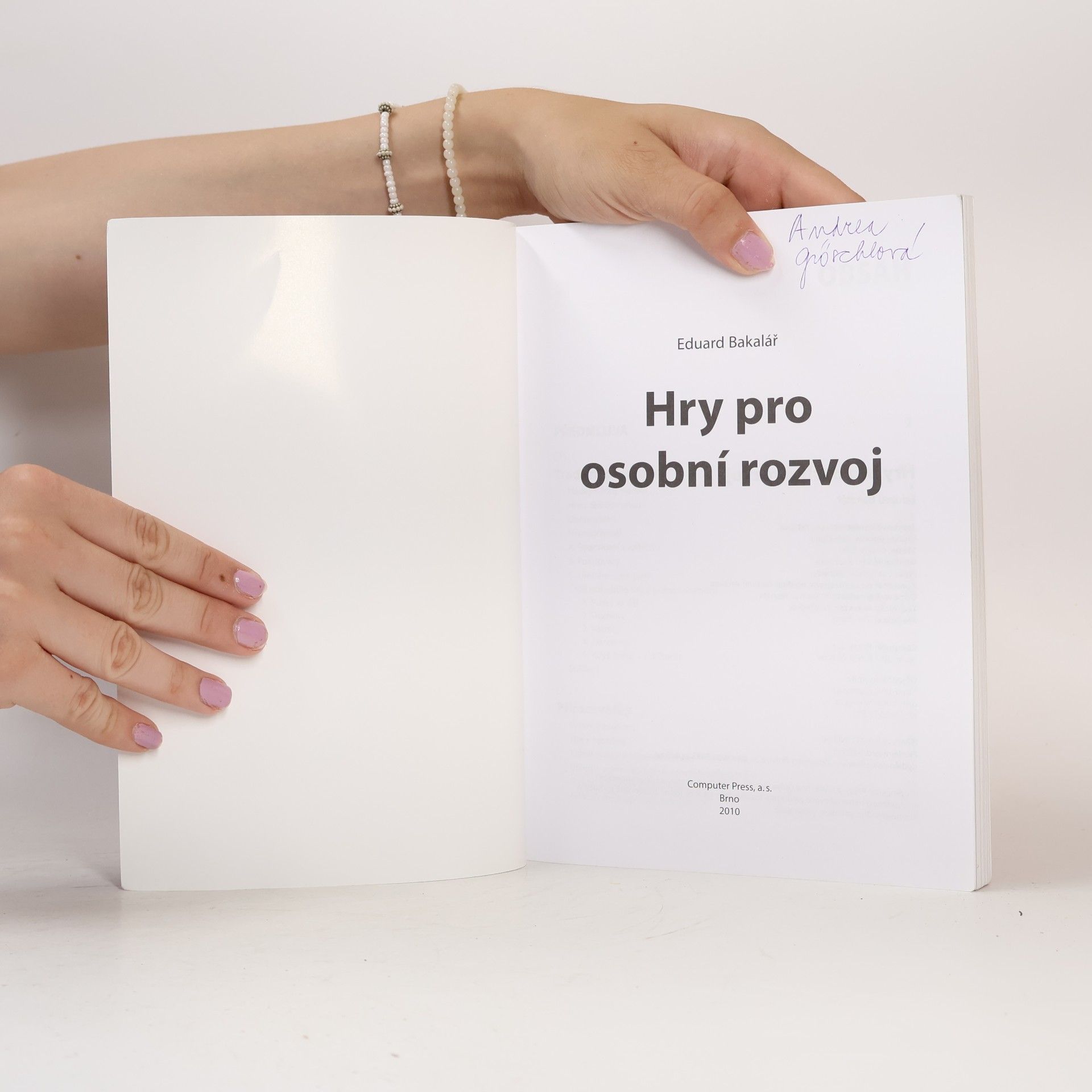 Eduard Bakalář Hry pro osobní rozvoj