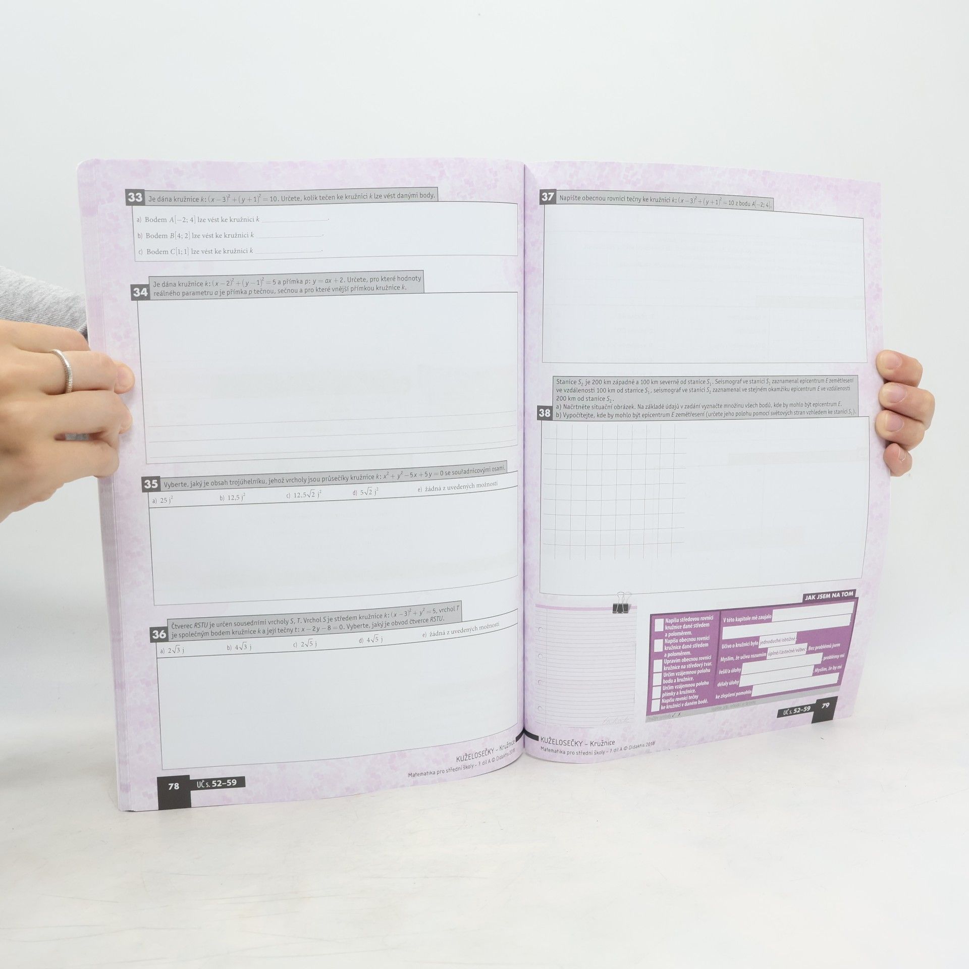 Jana Kalová Matematika pro střední školy. 7. díl A, Analytická geometrie v rovině