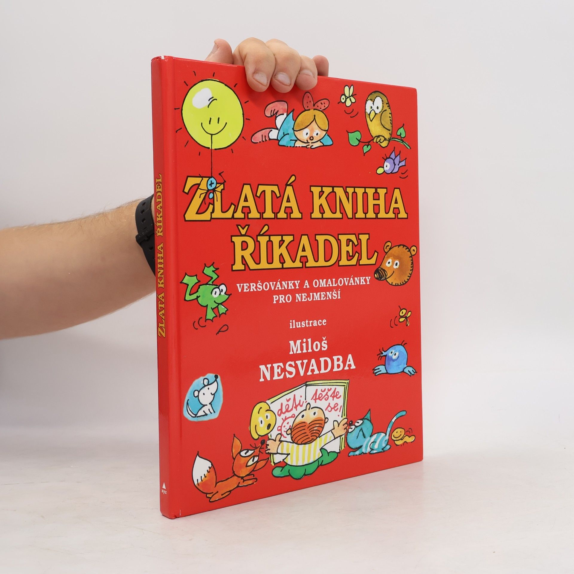 Zlatá kniha říkadel: Veršovánky a omalovánky pro nejmenší