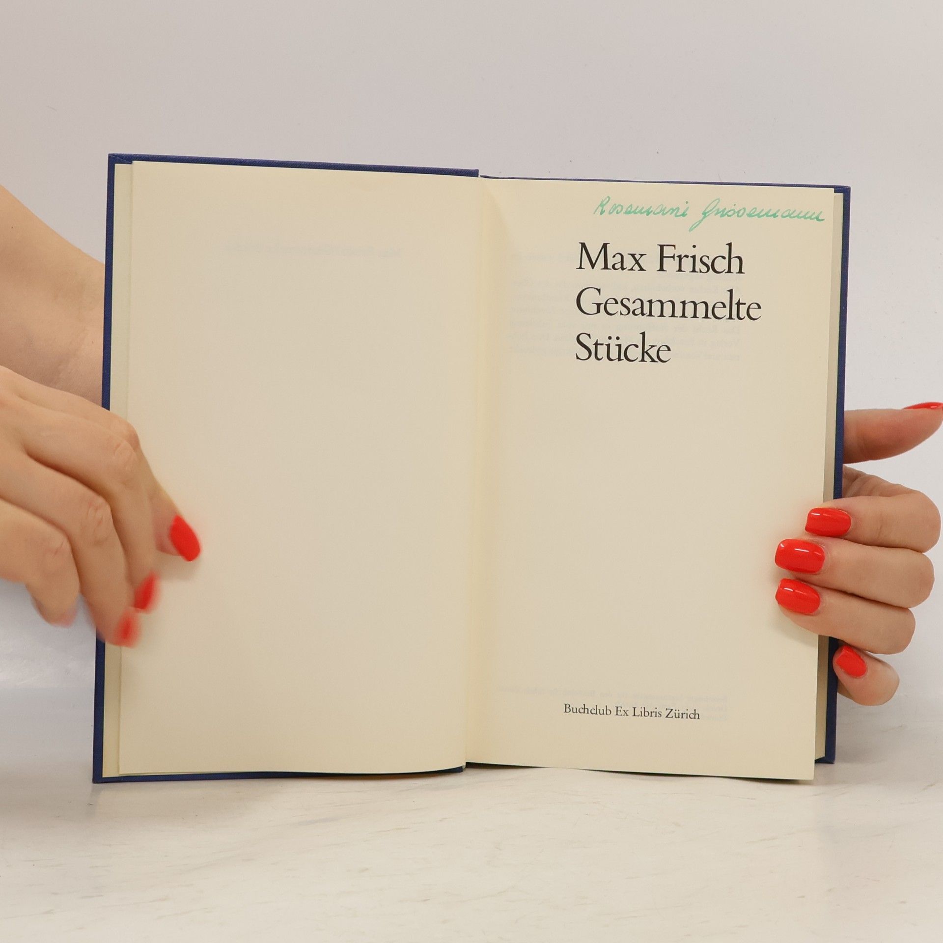 Max Frisch Gesammelte Stucke