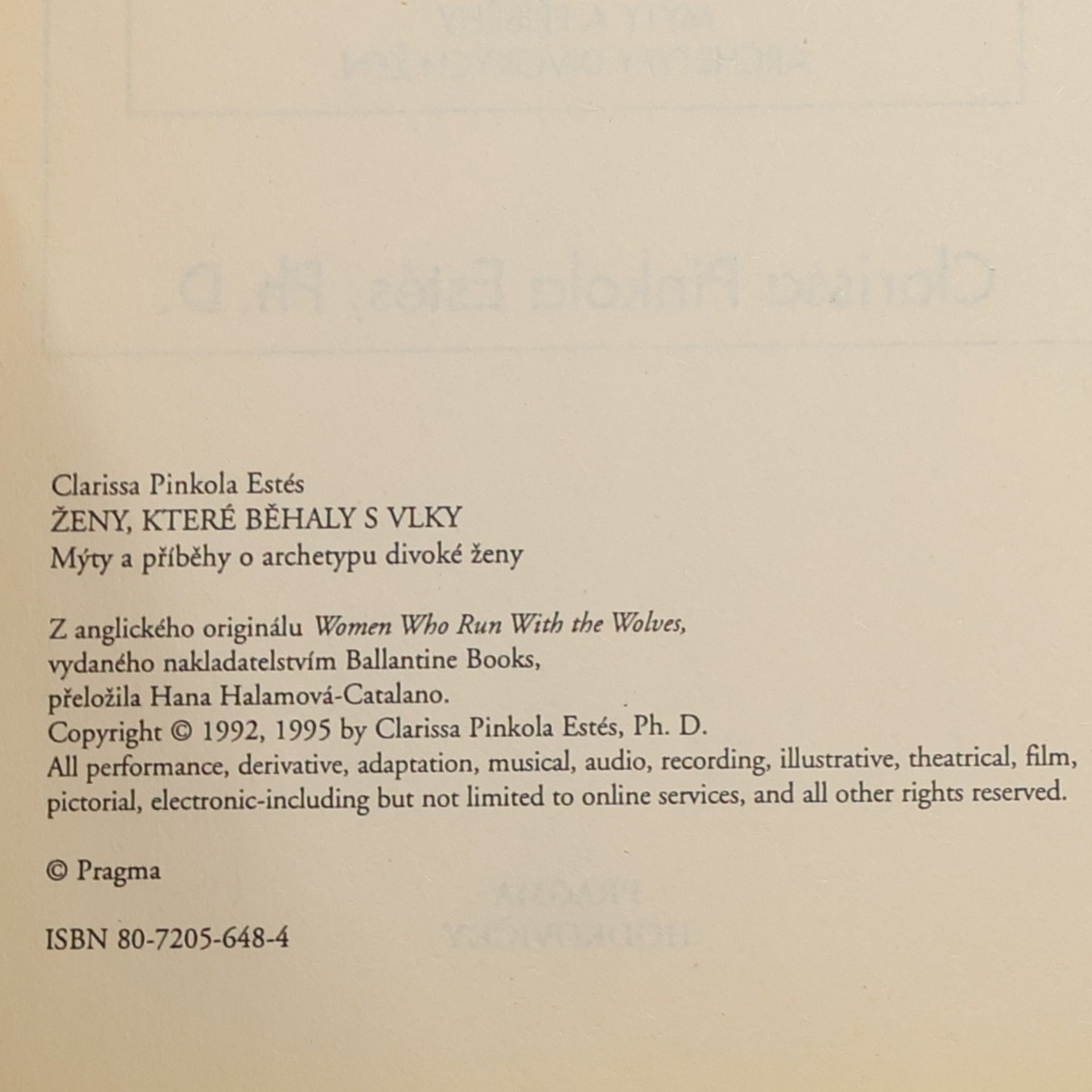 Clarissa Pinkola Estés Ženy, které běhaly s vlky