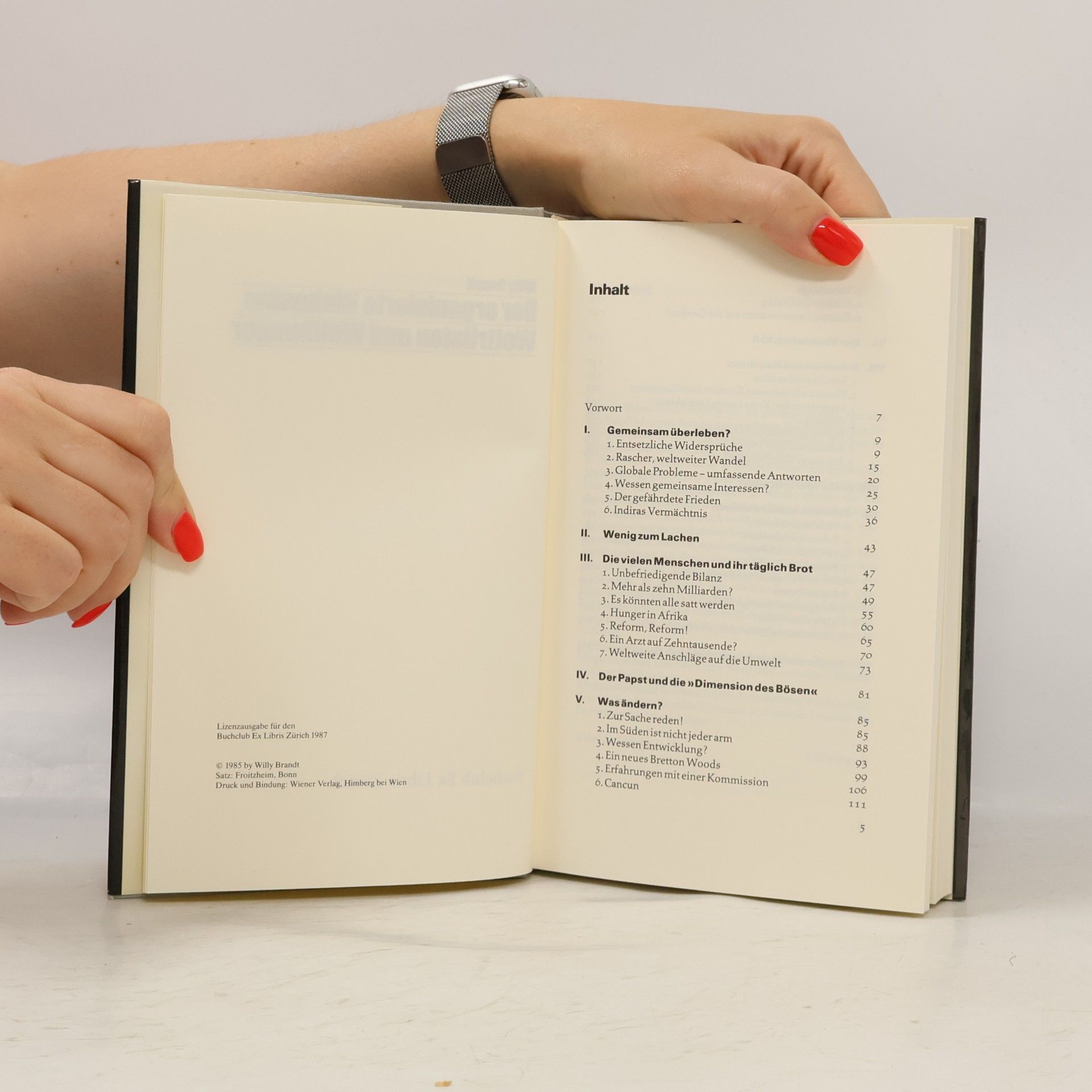 Willy Brandt Der organisierte Wahnsinn Wettrüsten und Welthunger