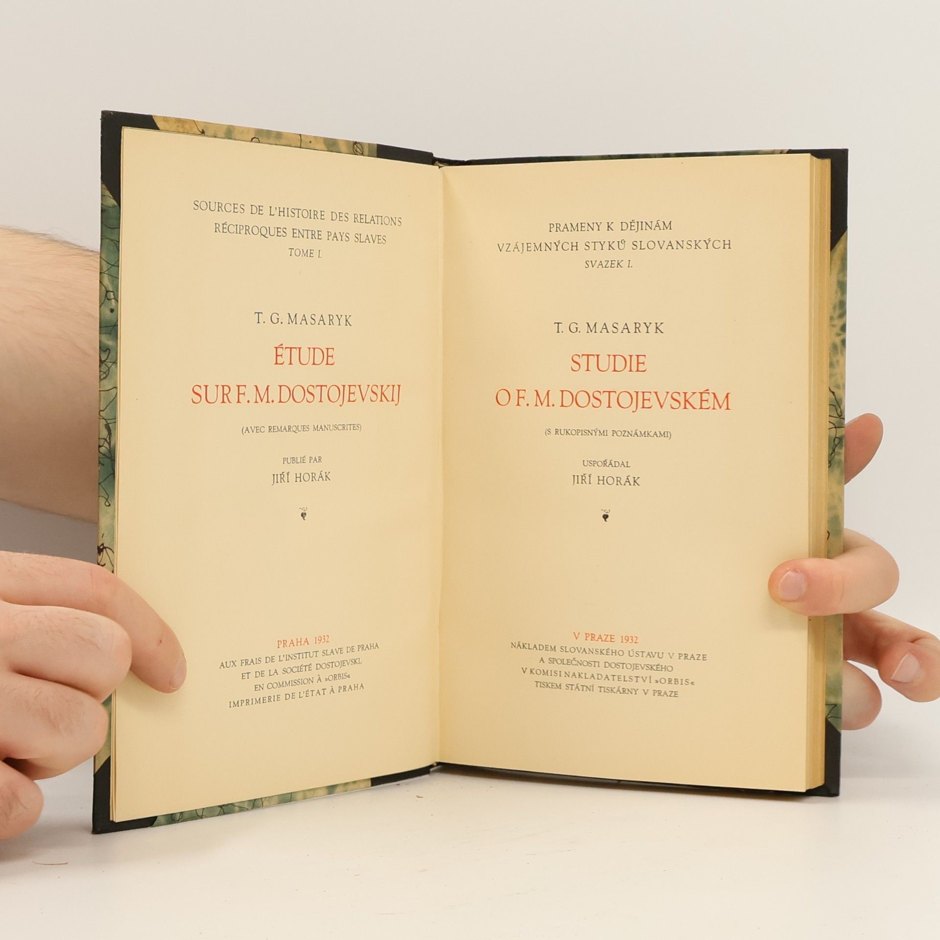 Tomáš Garrigue Masaryk Studie o Dostojevském