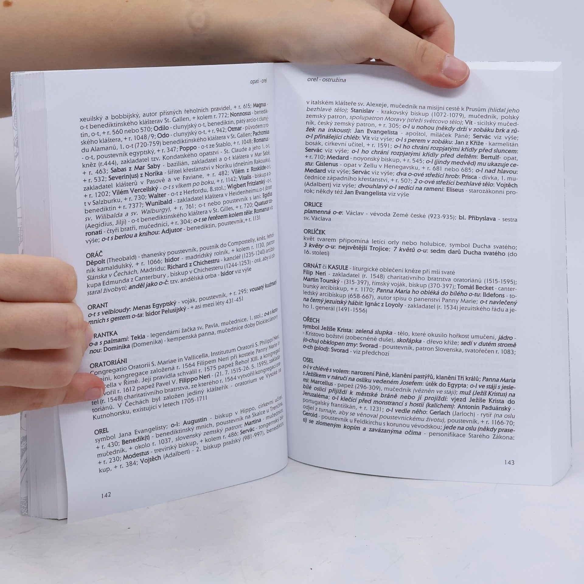 Ludvík Skružný Atributy vybraných biblických postav, světců a blahoslavených