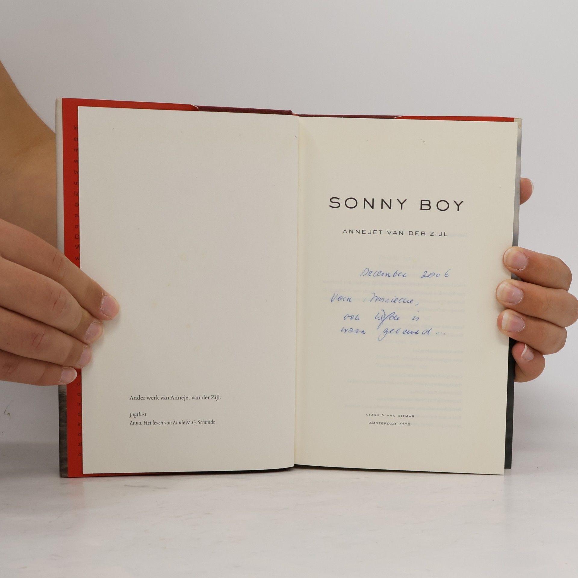 Annejet van der Zijl Sonny Boy