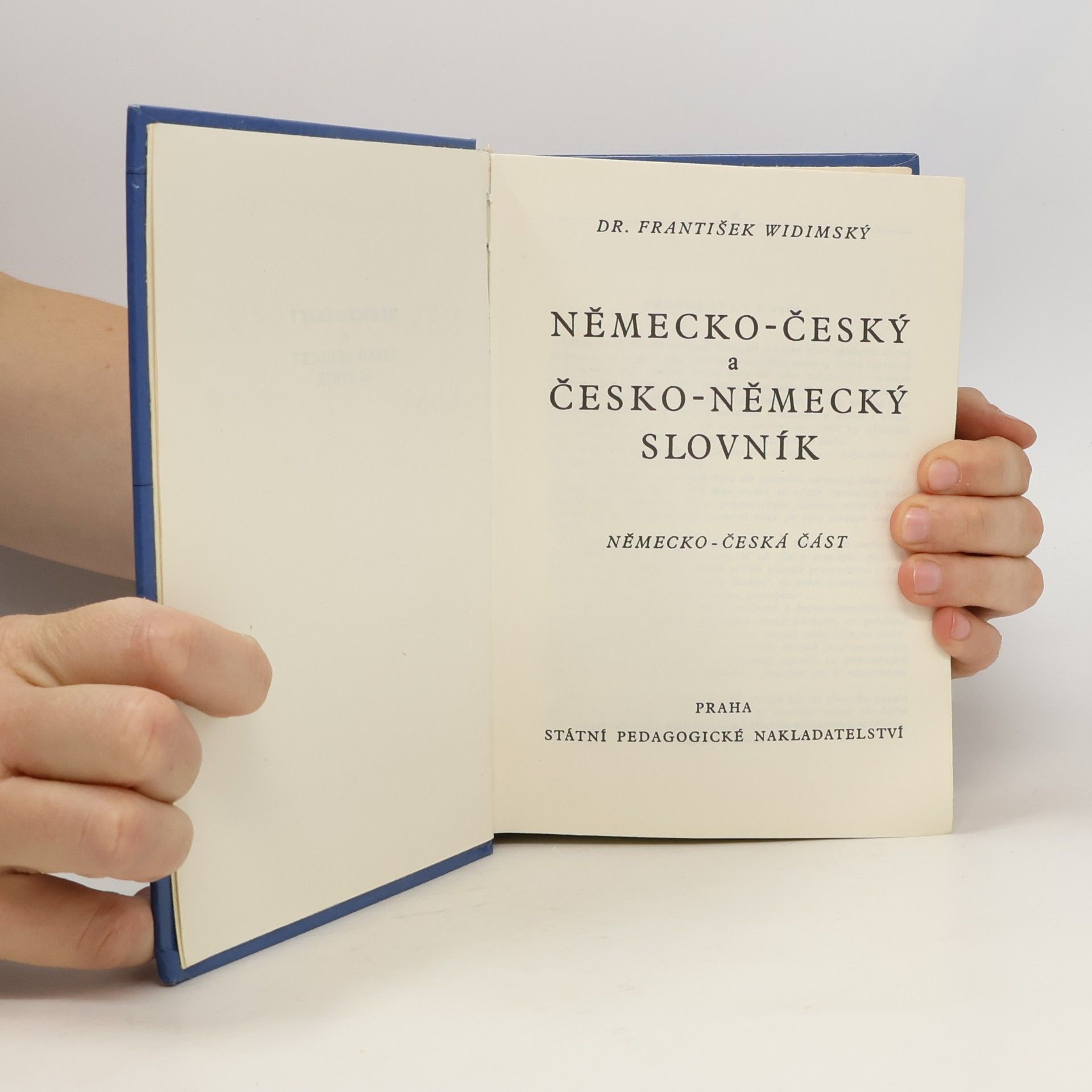 František Widimský Německo-český a česko-německý slovník