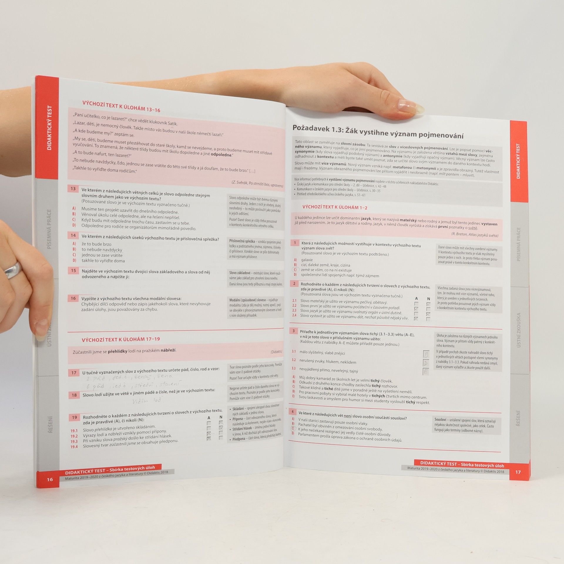 Autorenkollektiv Maturita 2019-2020 z českého jazyka a literatury