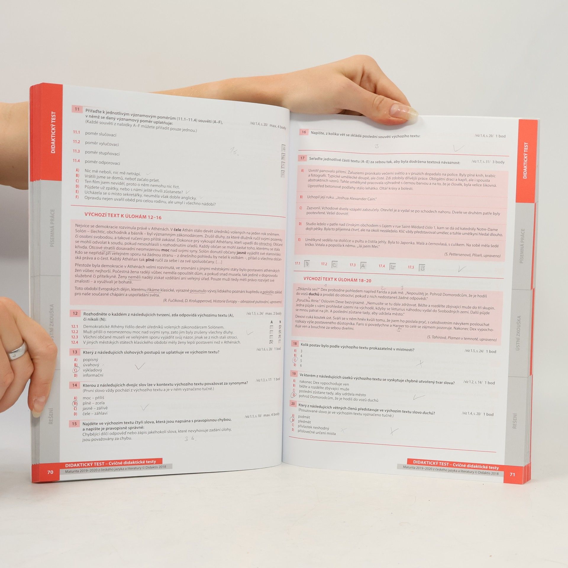 Autorenkollektiv Maturita 2019-2020 z českého jazyka a literatury